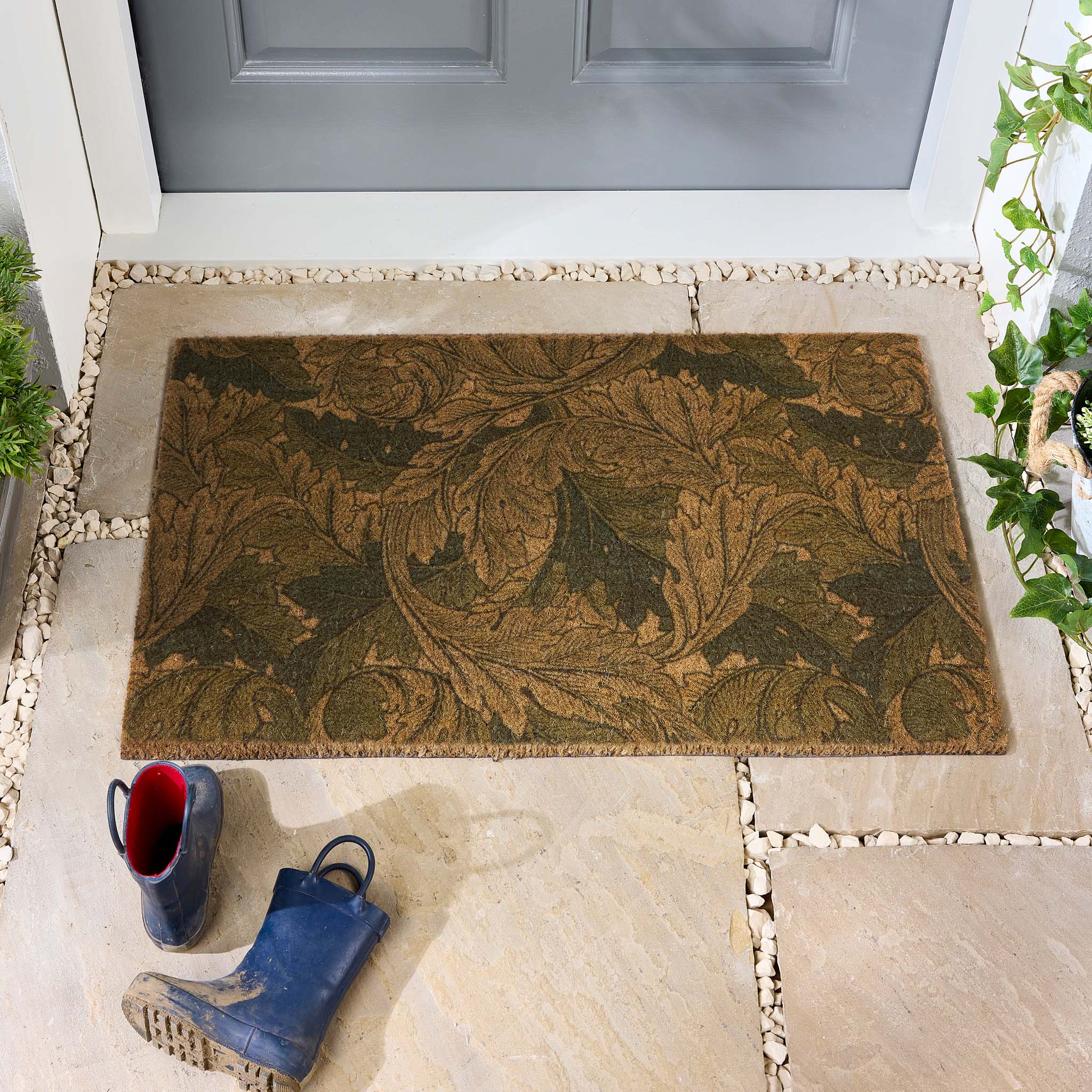Morris & Co. Acanthus Coir Doormat - Image 4