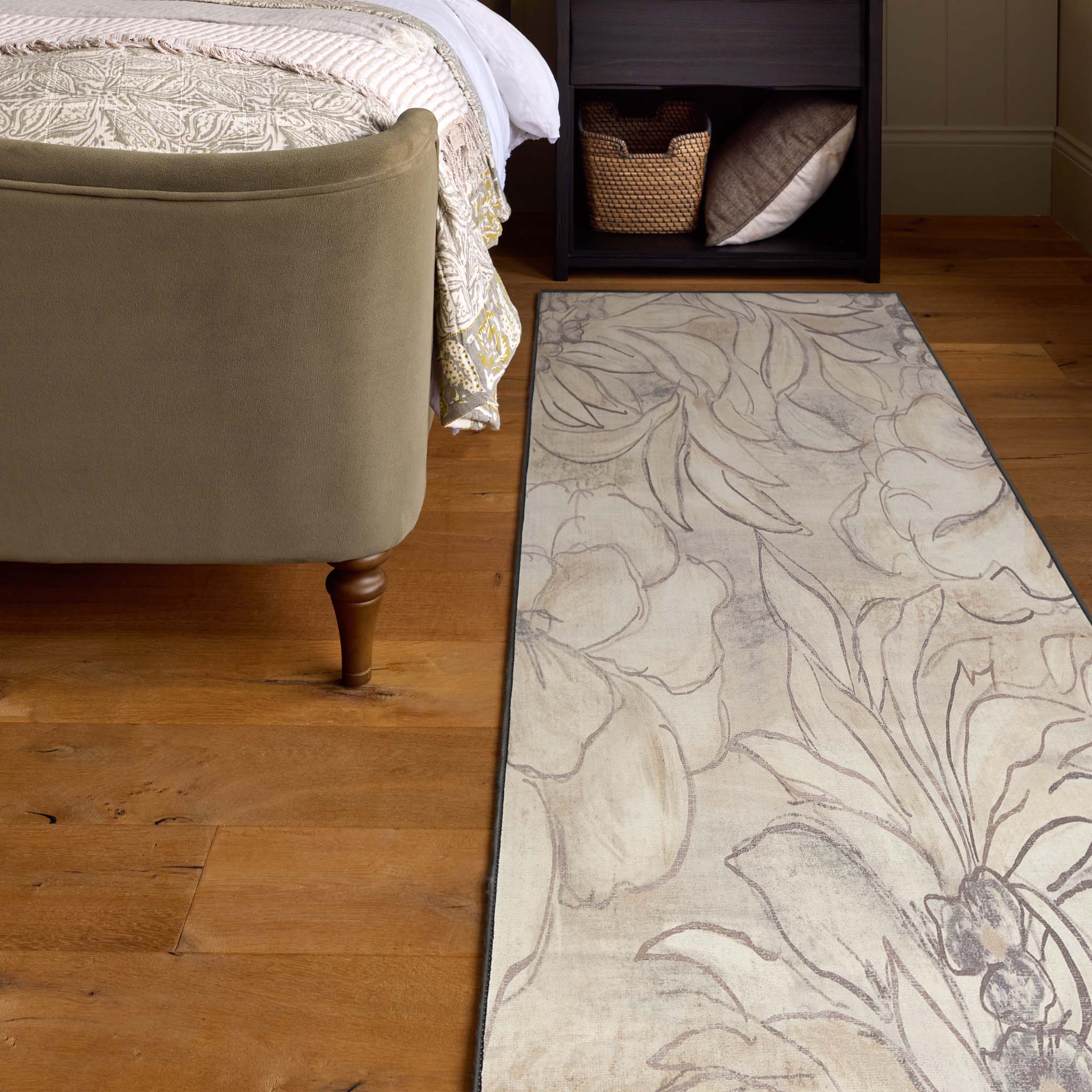 Art Floral Eco-Washable Runner - Image 2