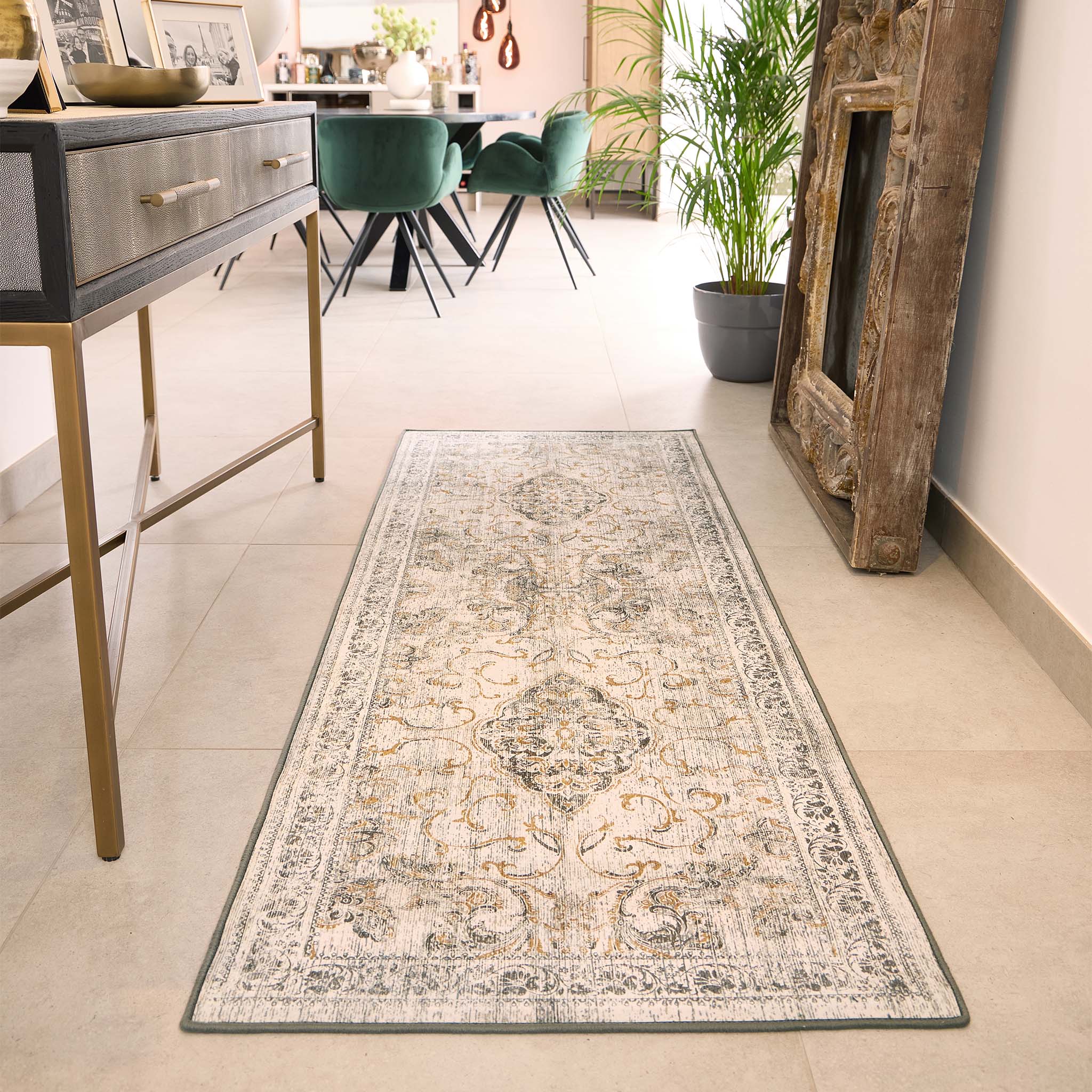 Baroque Eco-Washable Runner - Image 2
