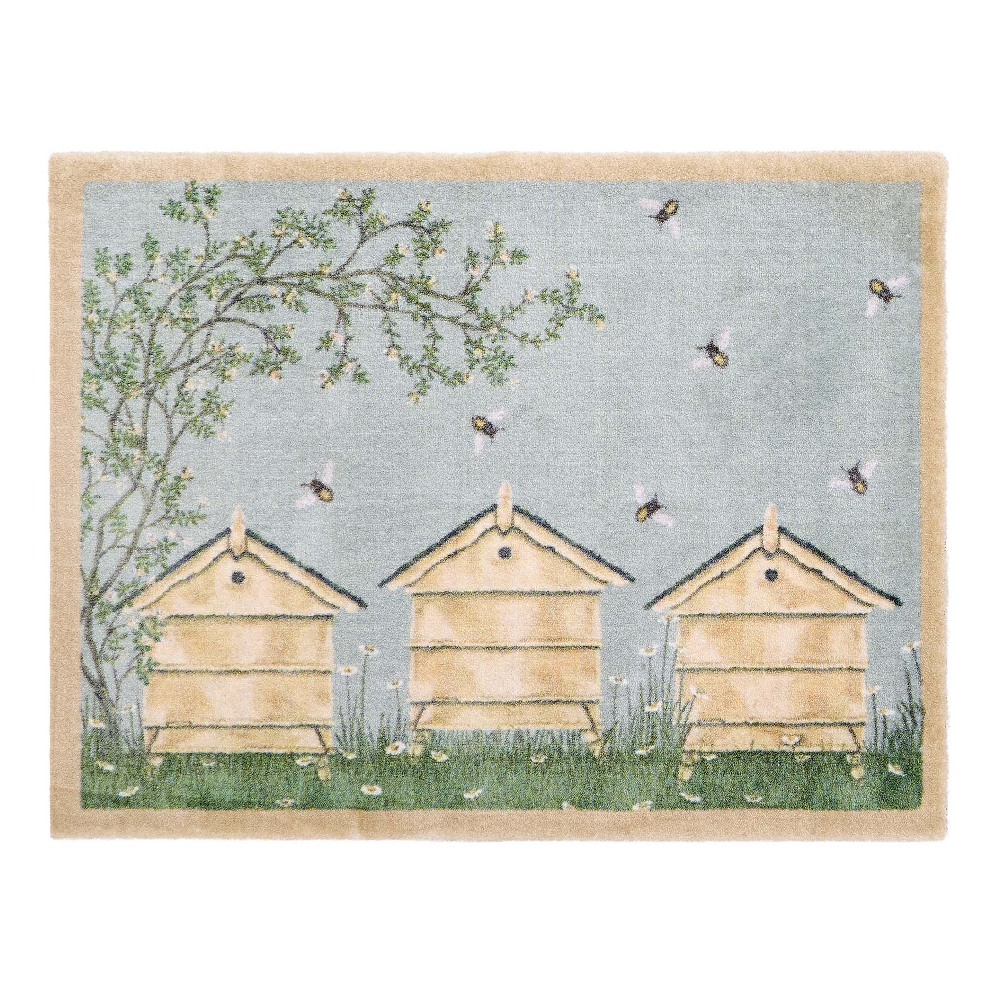 Aura Beehive Washable Doormat
