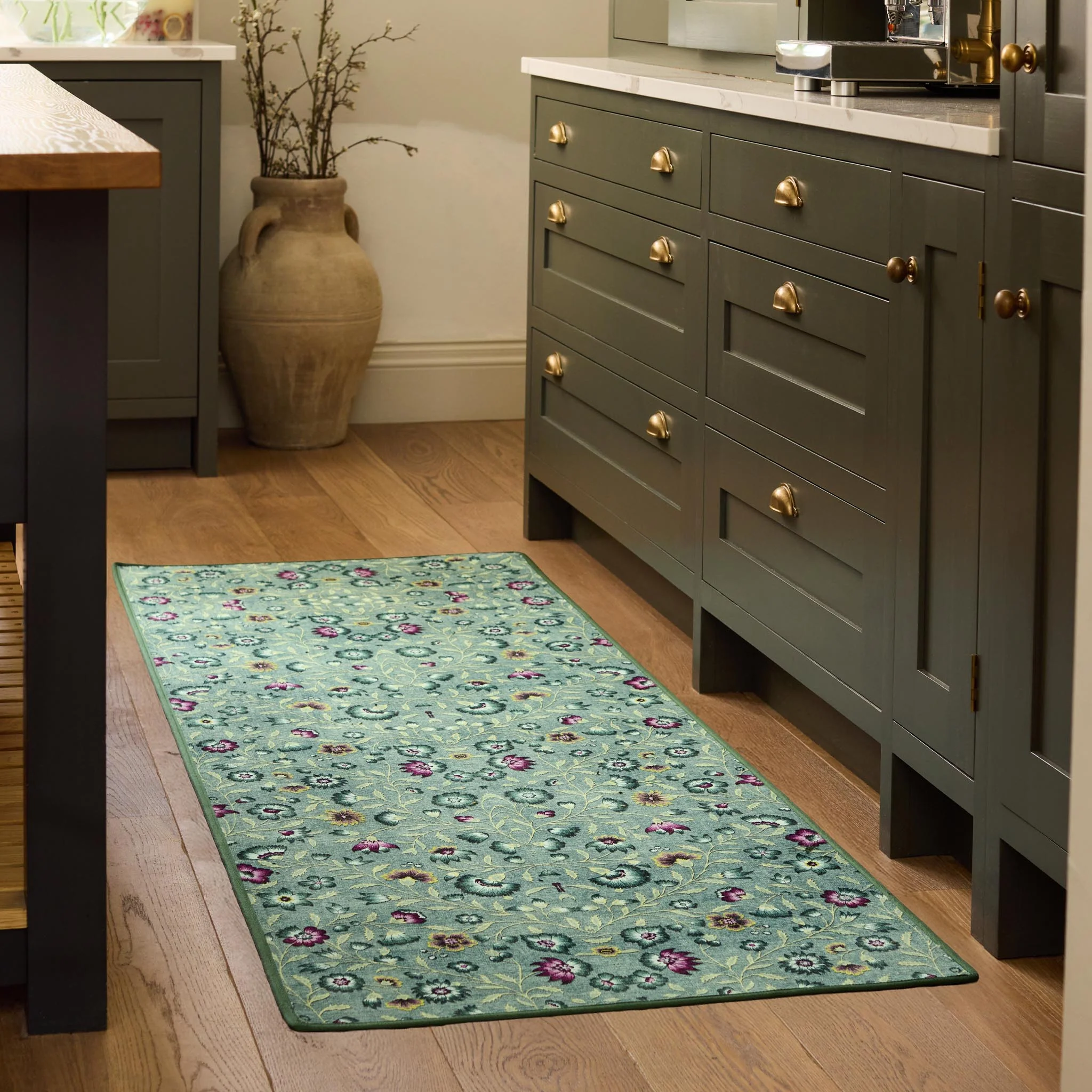 Blossoming Vines Eco-Washable Runner - Image 2