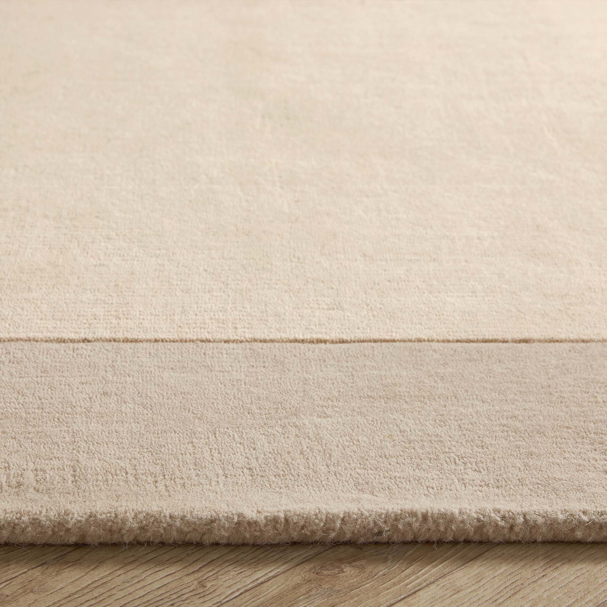 Borders Wool Rug Natural - Image 5