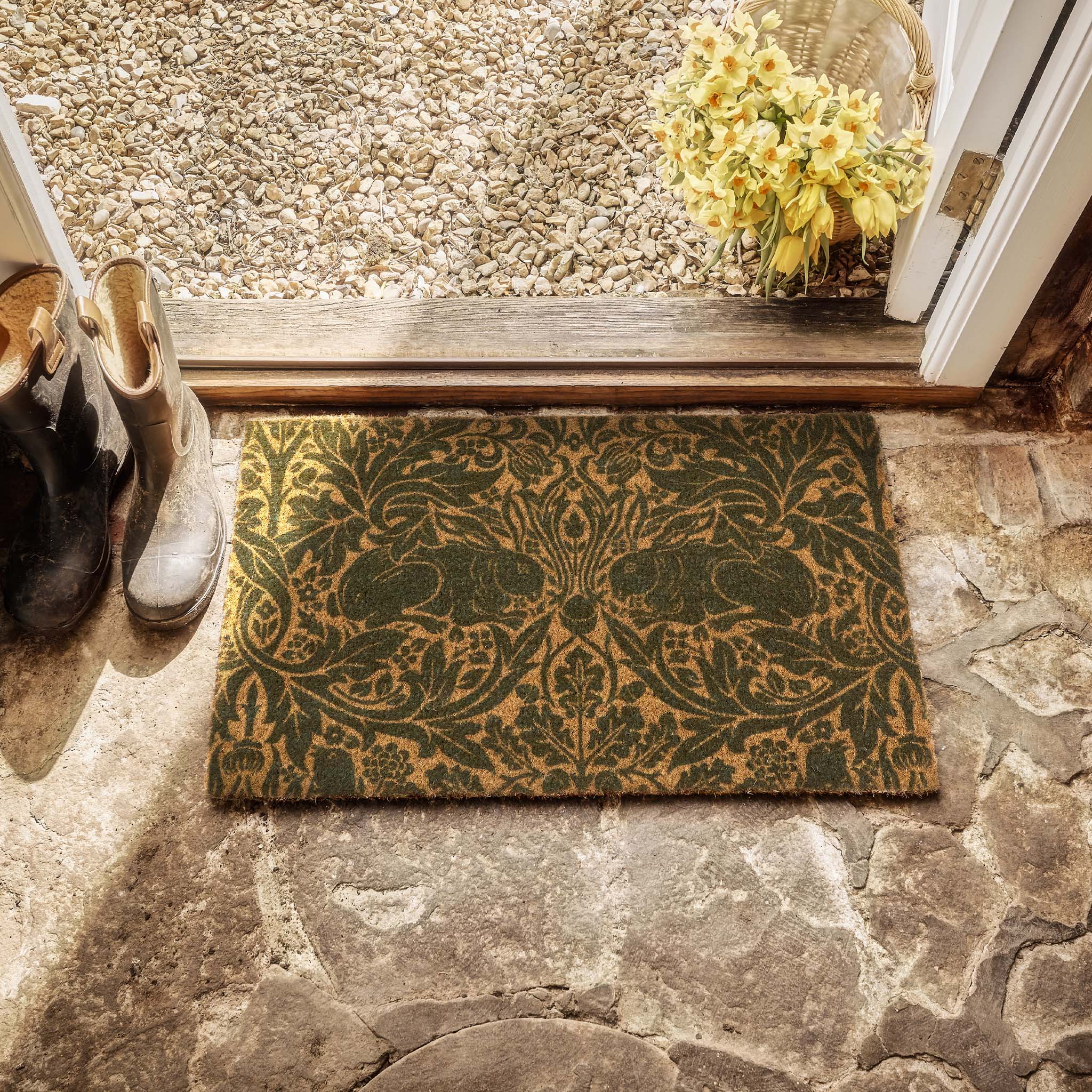 Morris & Co. Brer Rabbit Coir Doormat - Image 2