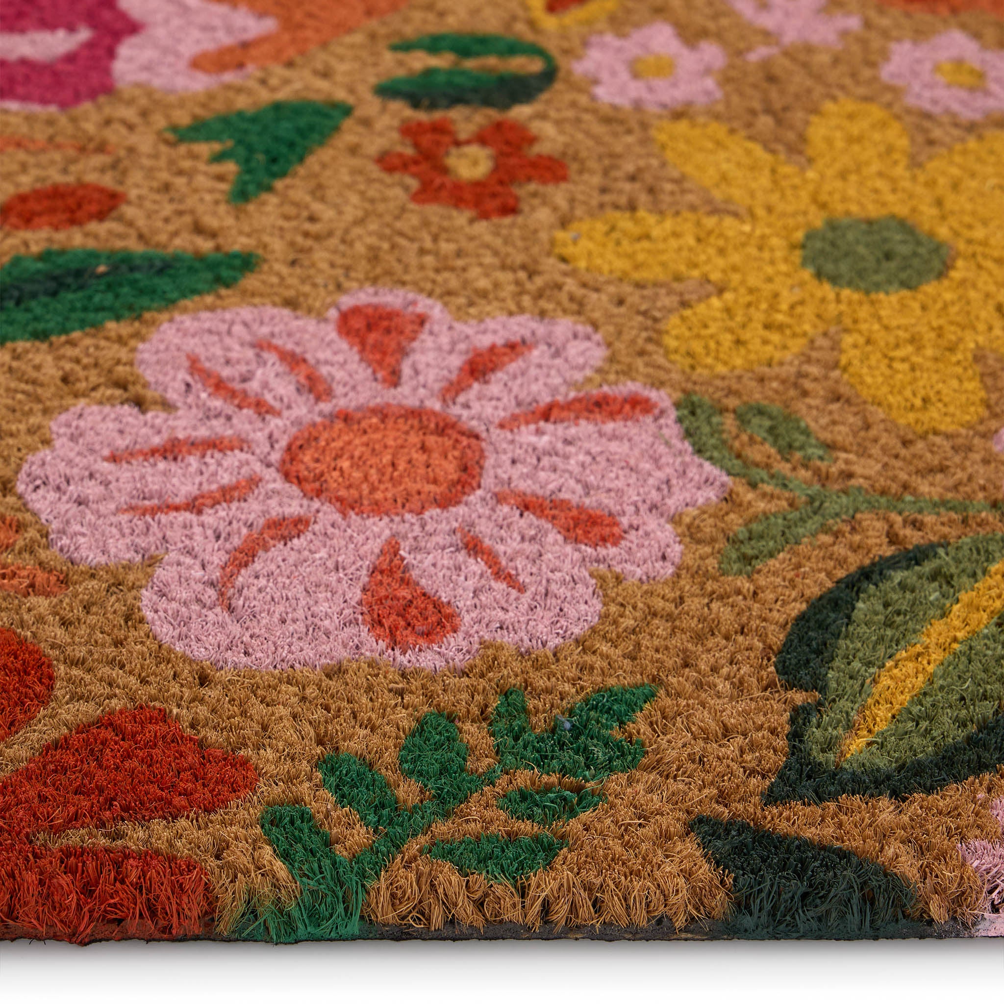 Bright Blooms Coir Doormat - Image 3