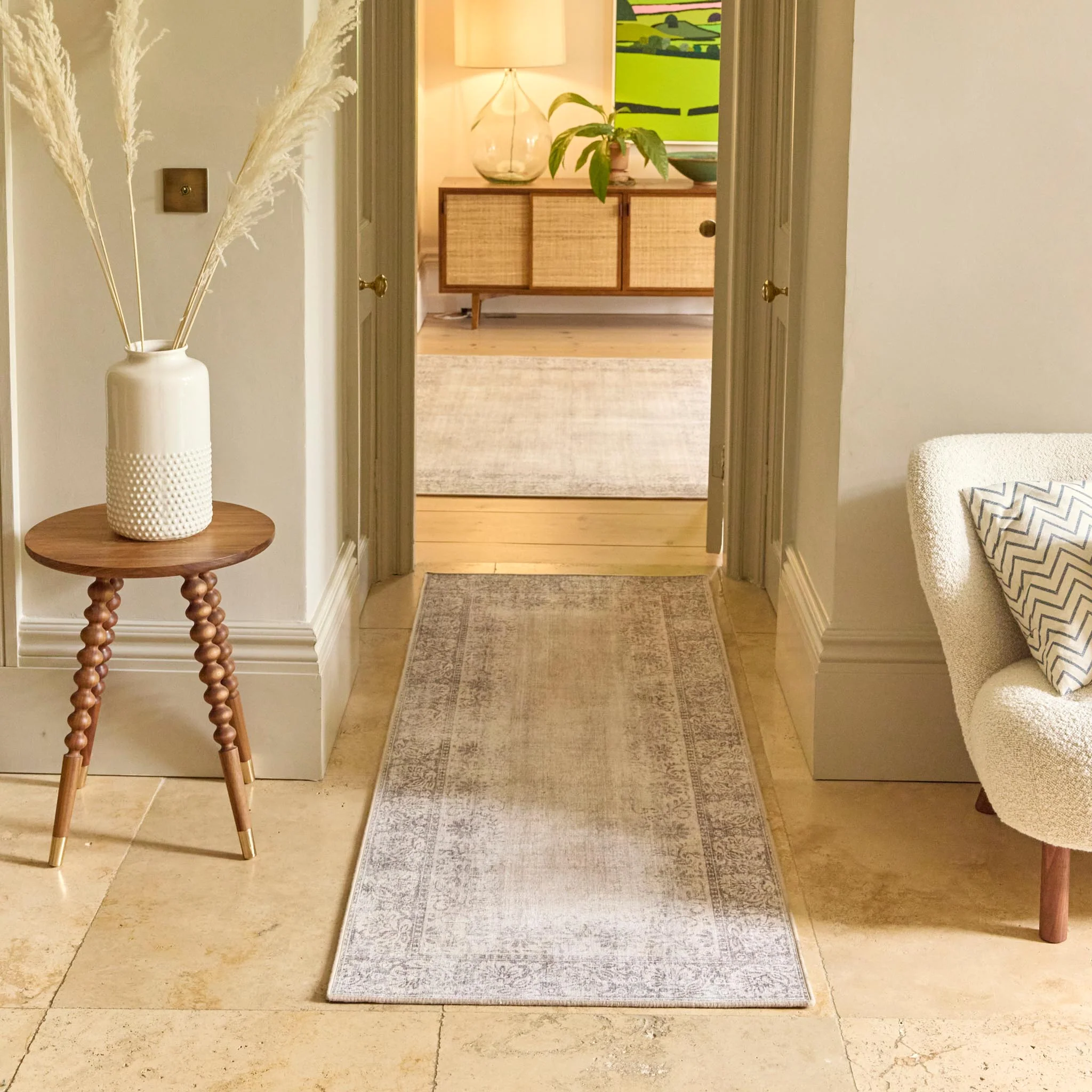 Brocade Border Eco-Washable Runner - Image 2