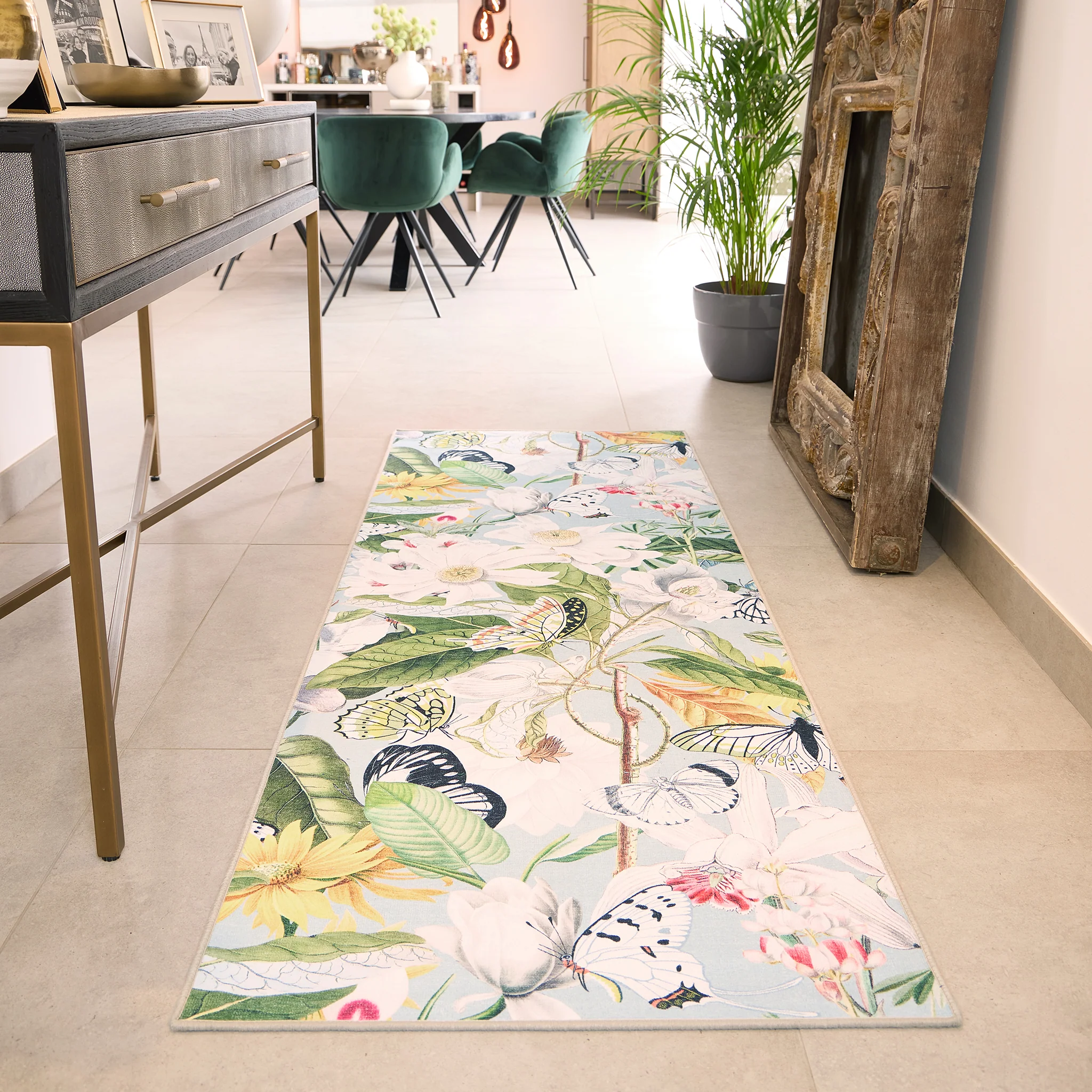 Butterfly Blooms Eco-Washable Runner - Image 3