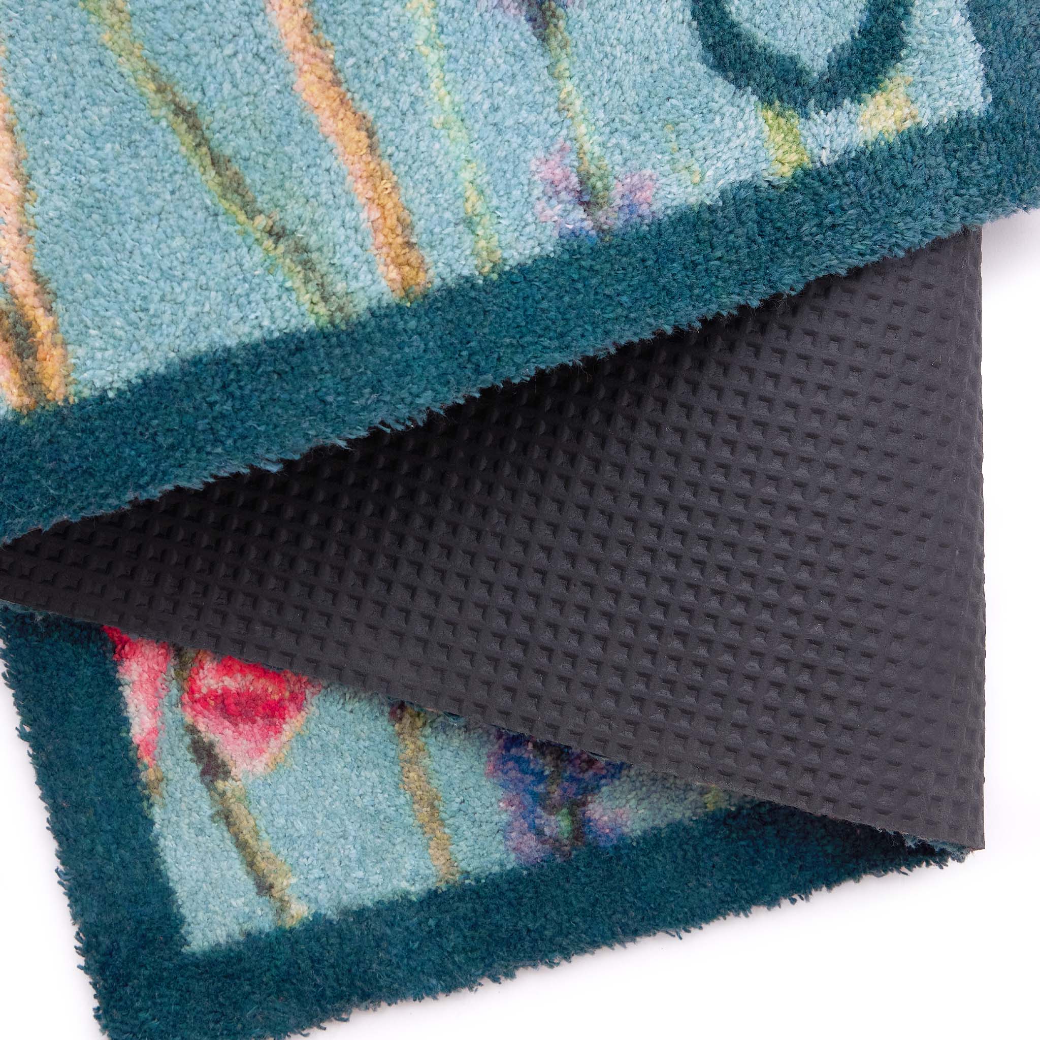 Butterfly Garden Blue Washable Runner - Image 5