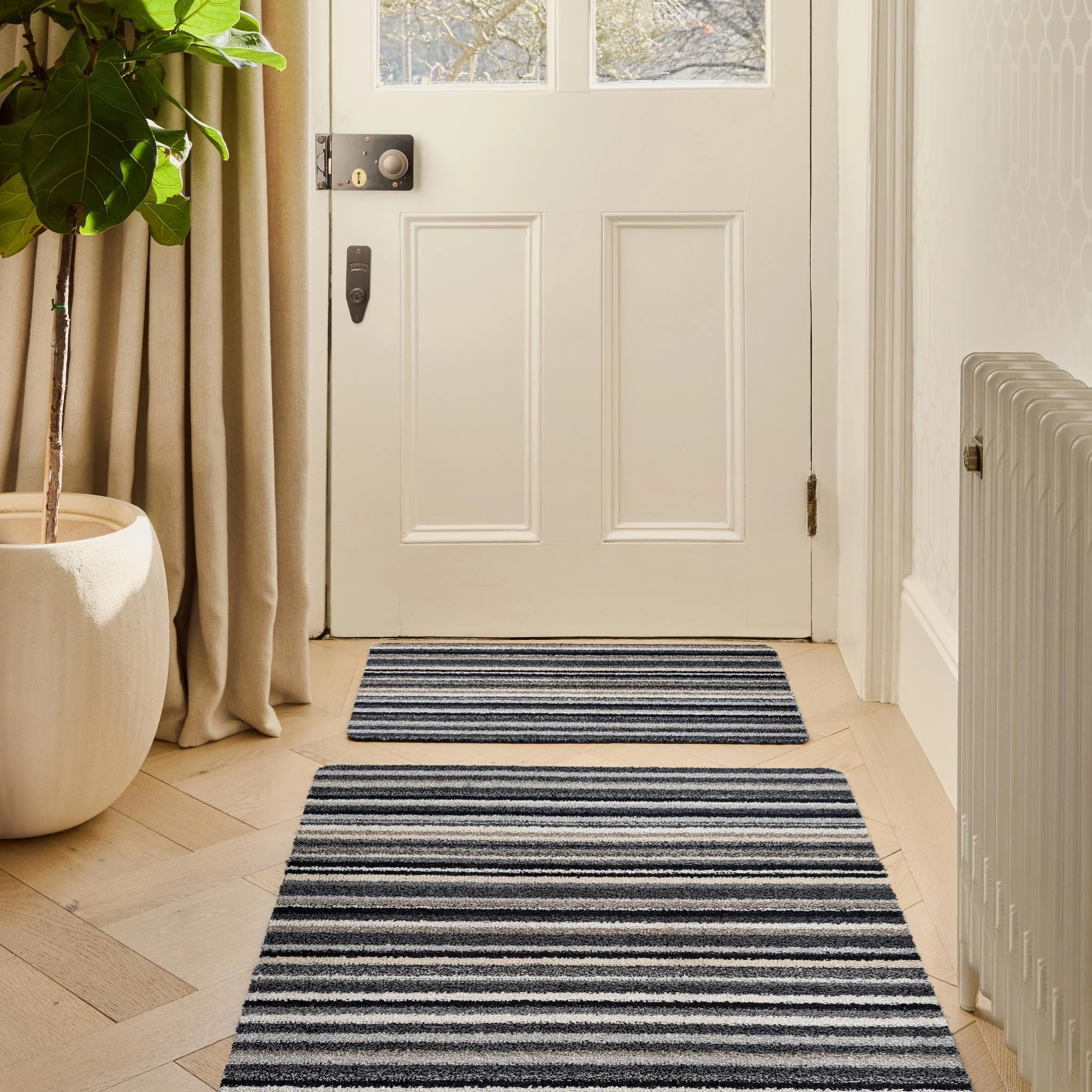Candy Monochrome Striped Washable Runner - Image 2