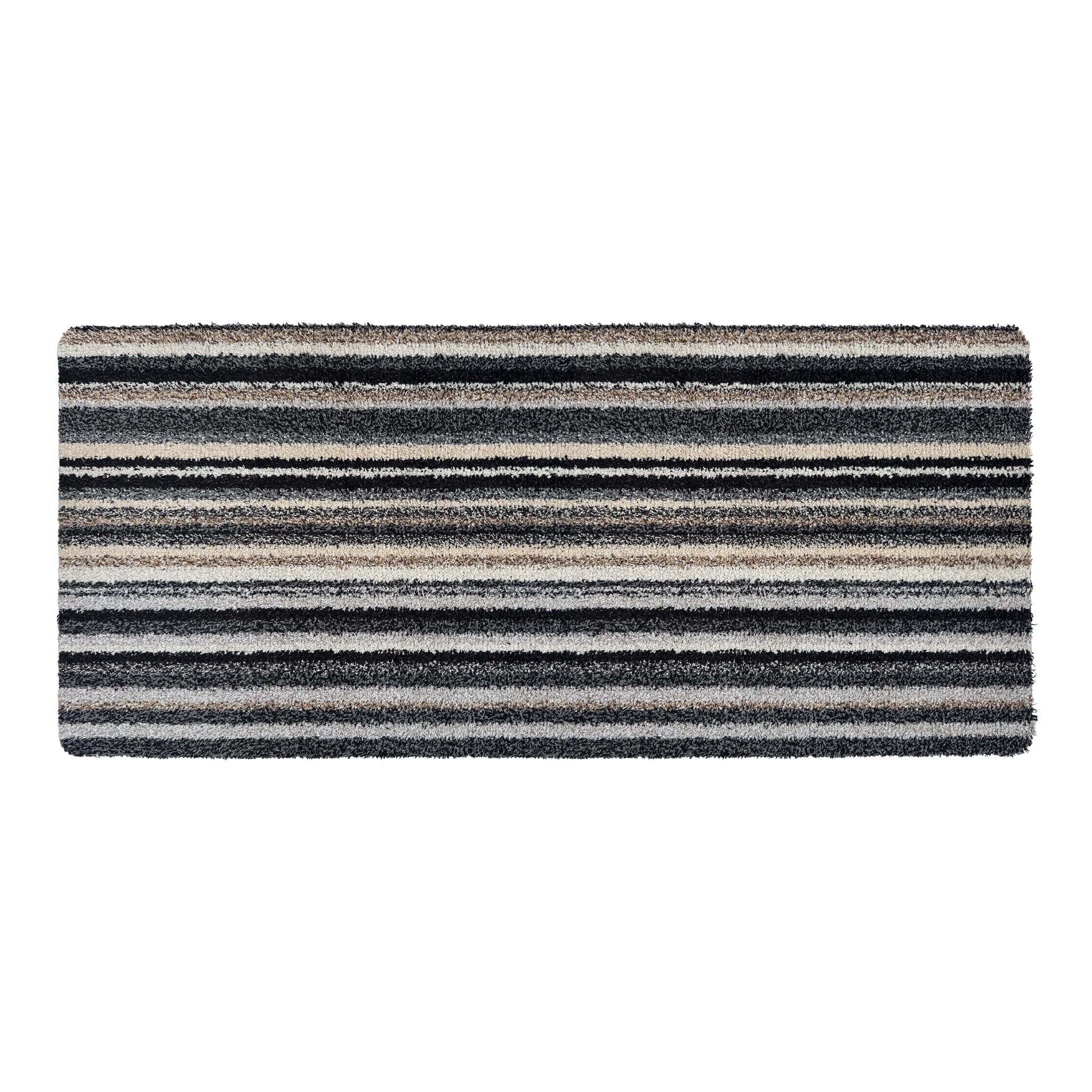 Candy Monochrome Striped Washable Runner