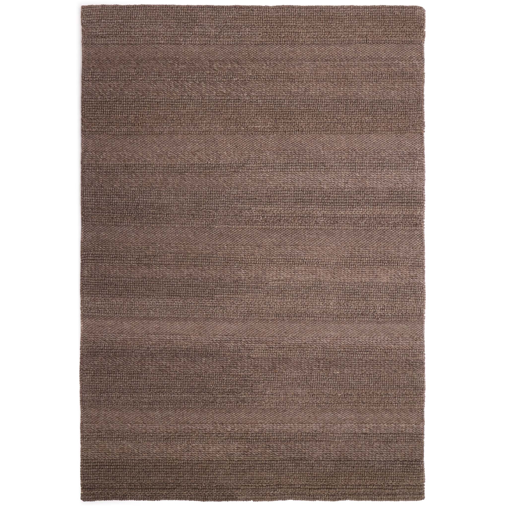 Chunky Knit Rug Brown