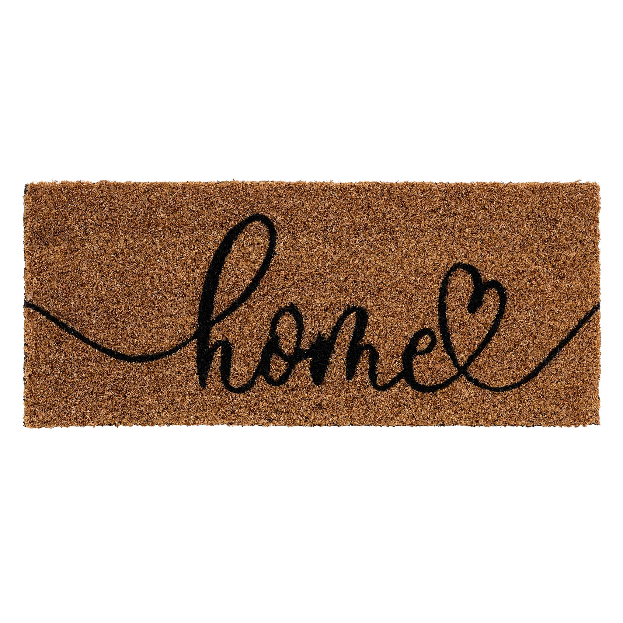 Coir Insert Home Script Doormat