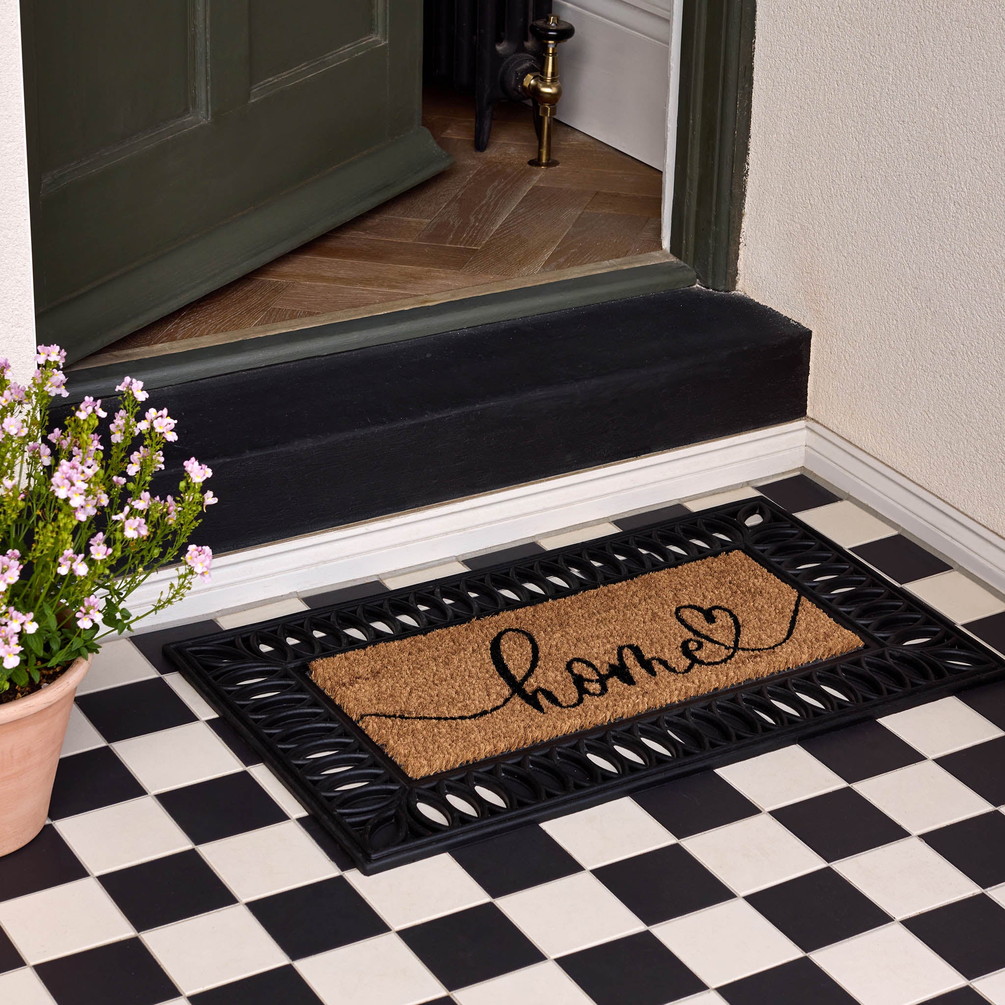 Coir Insert Home Script Doormat - Image 2