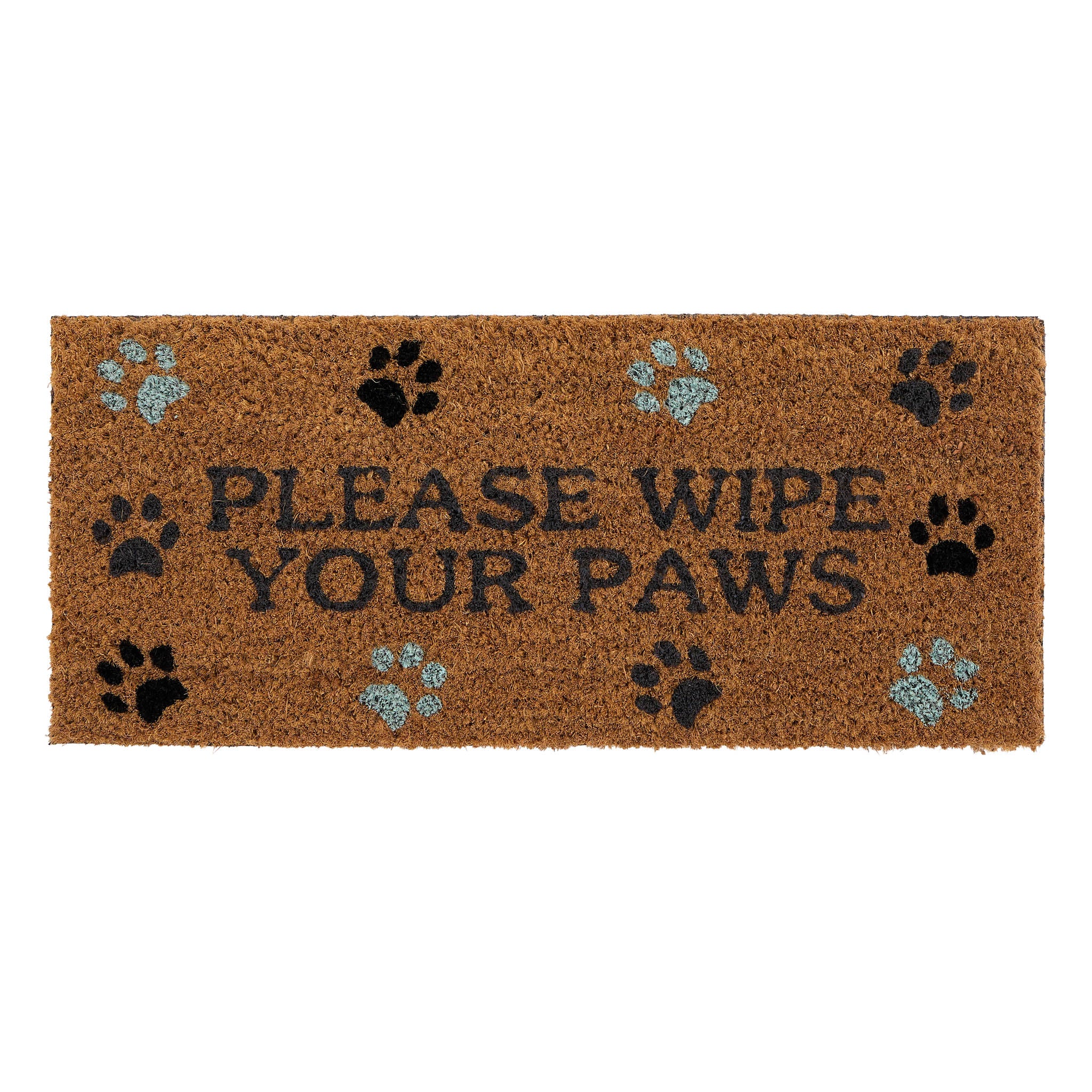 Coir Insert Please Wipe Your Paws Doormat