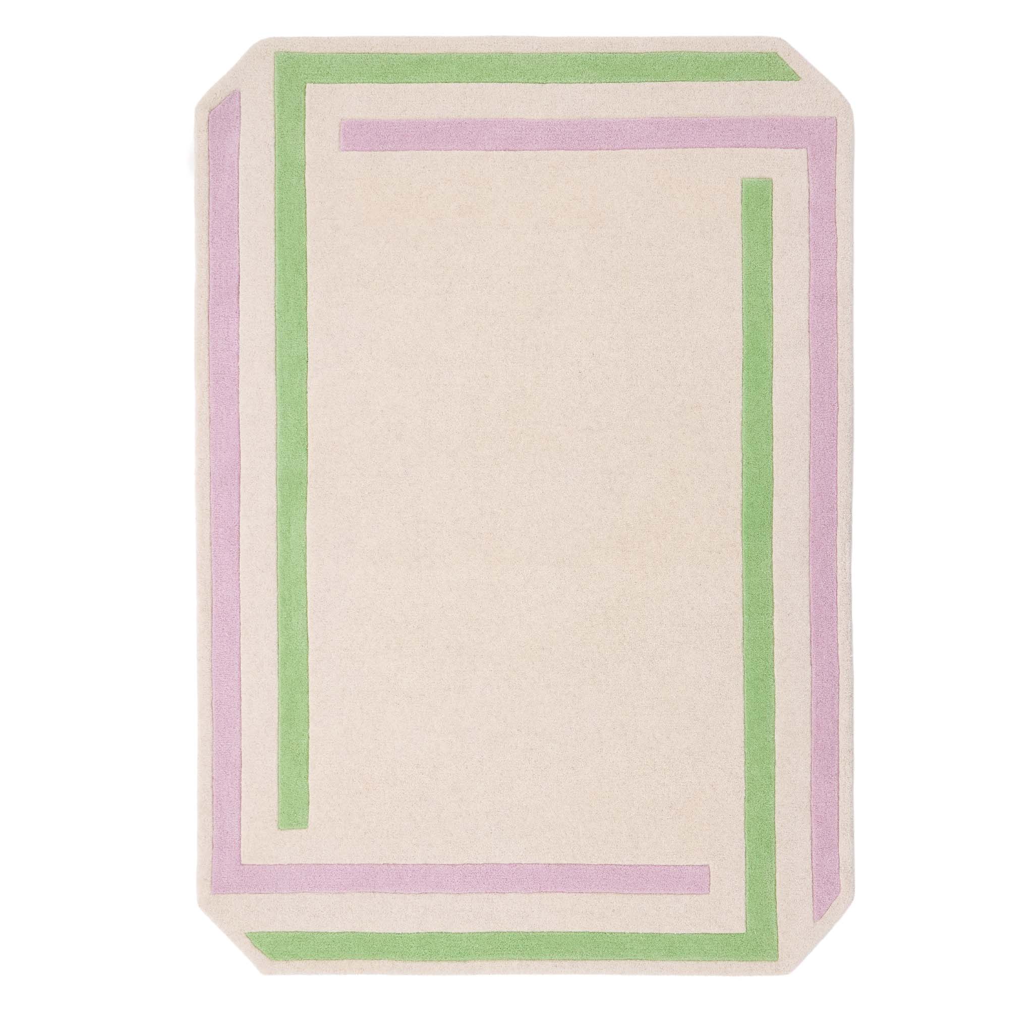 Contour Rug Lavender & Green