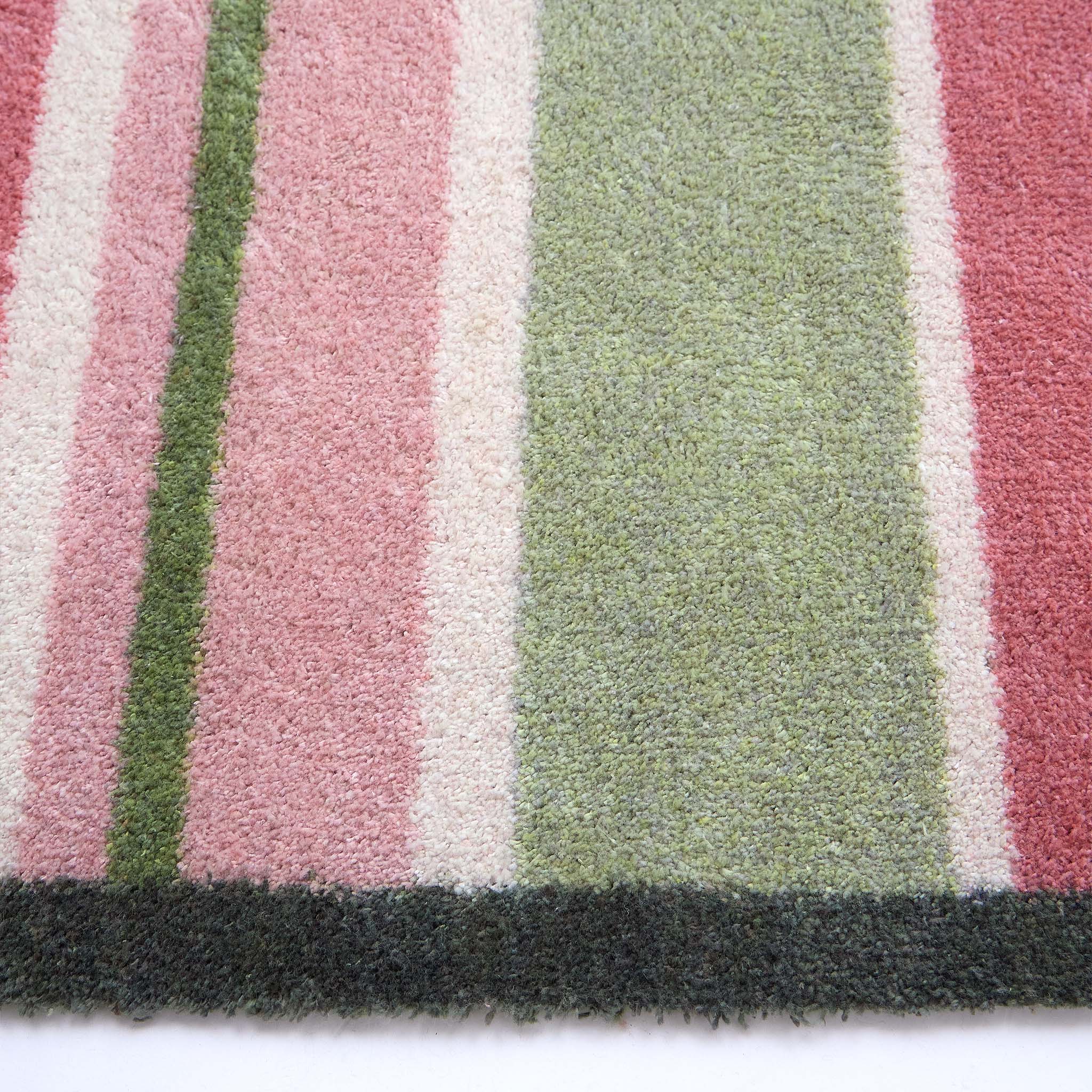 Country Rose Stripe Washable Doormat - Image 3