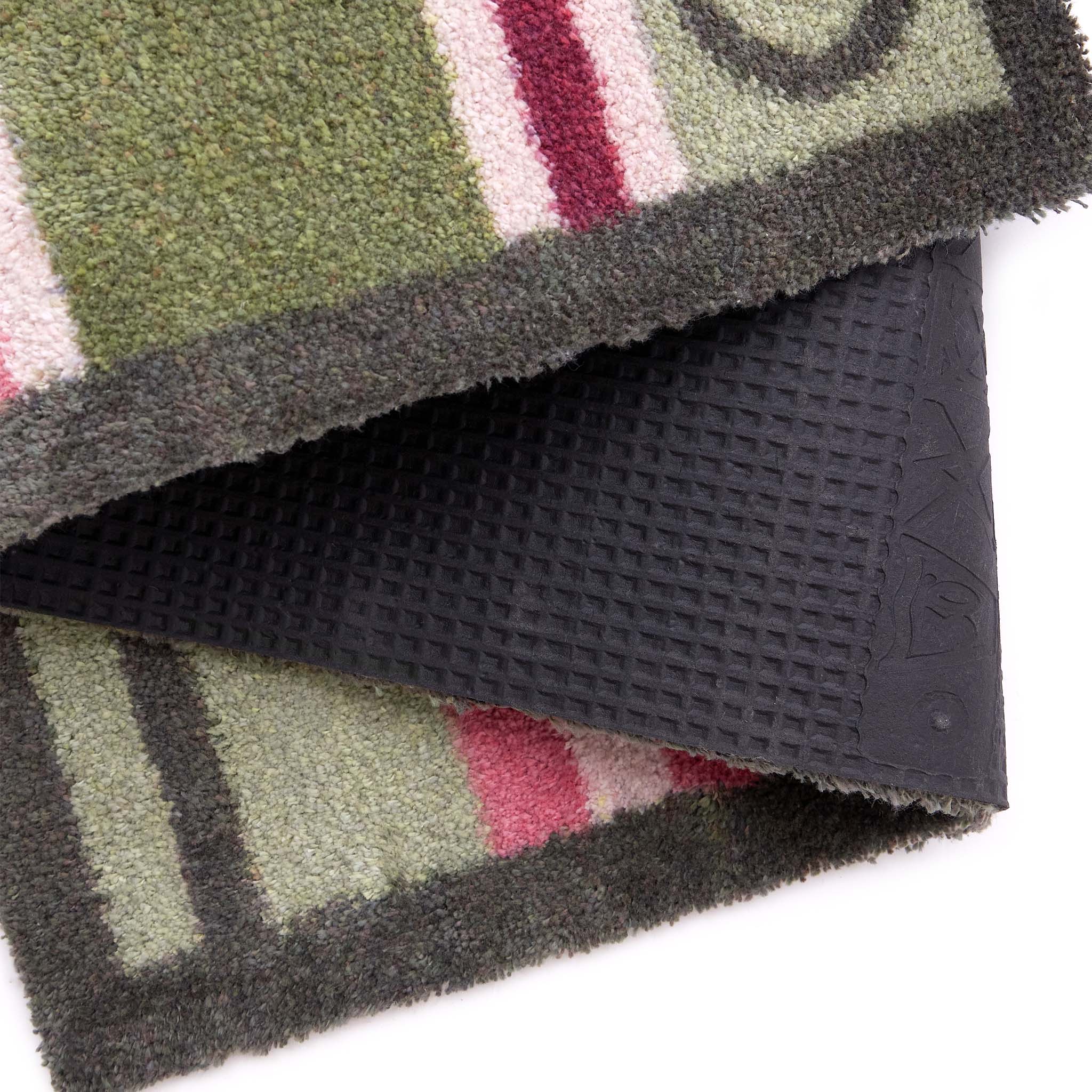 Country Rose Stripe Washable Doormat - Image 4
