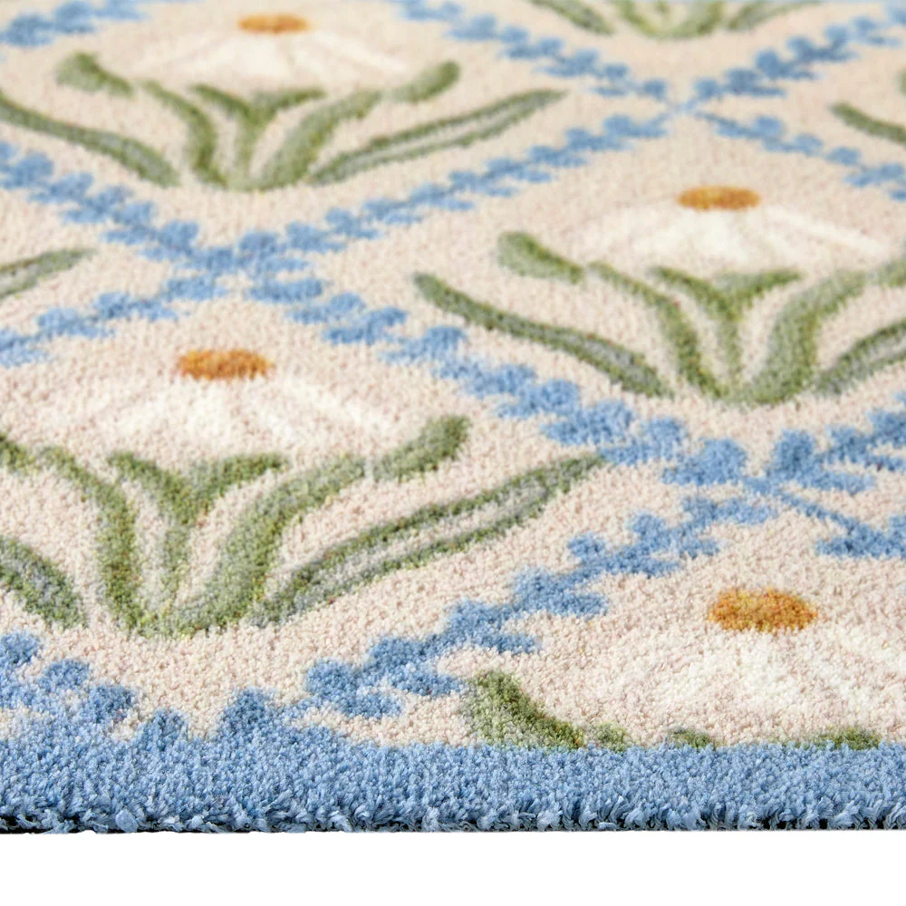 Daisy Trellis Washable Runner - Image 4