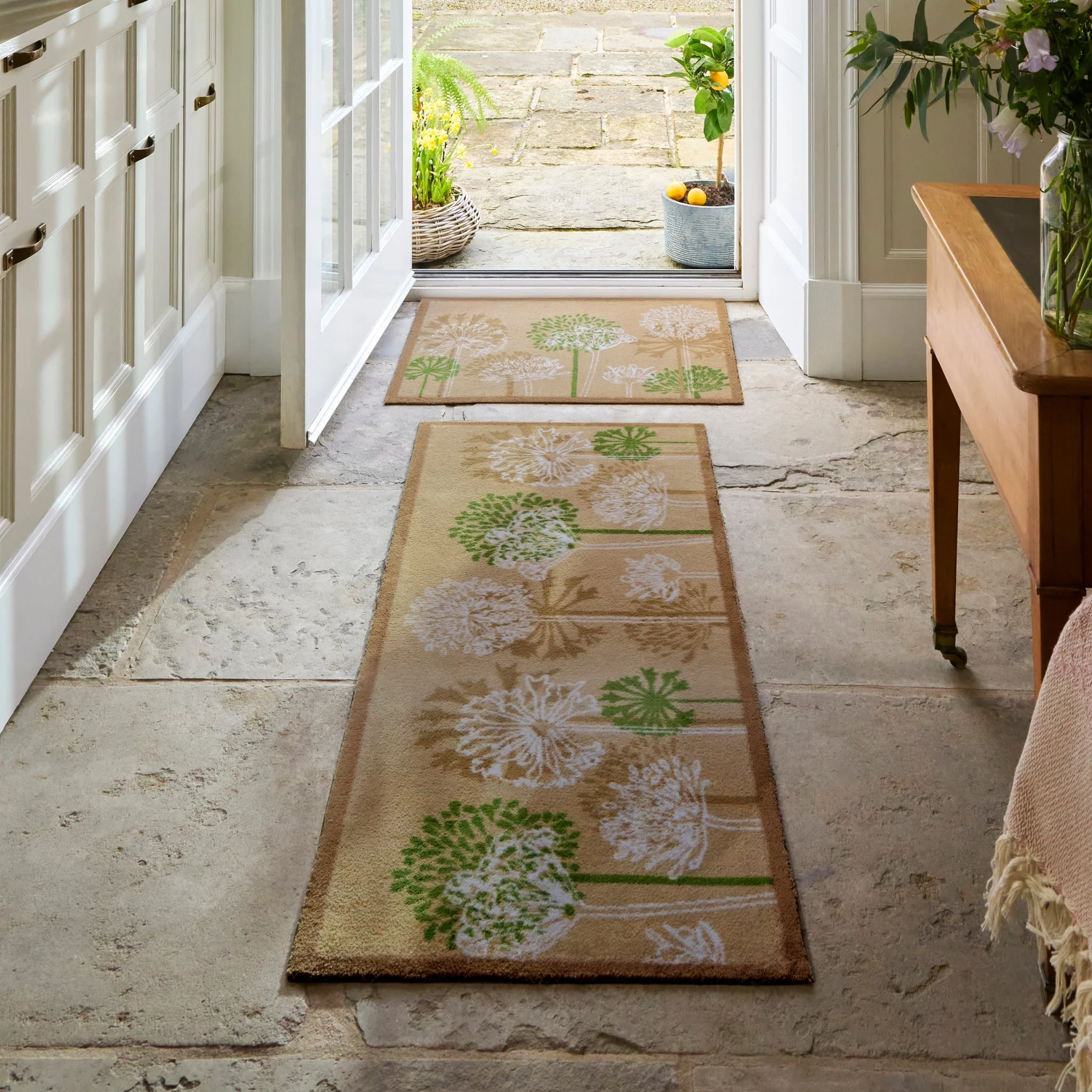 Dandelions Beige Washable Runner - Image 3