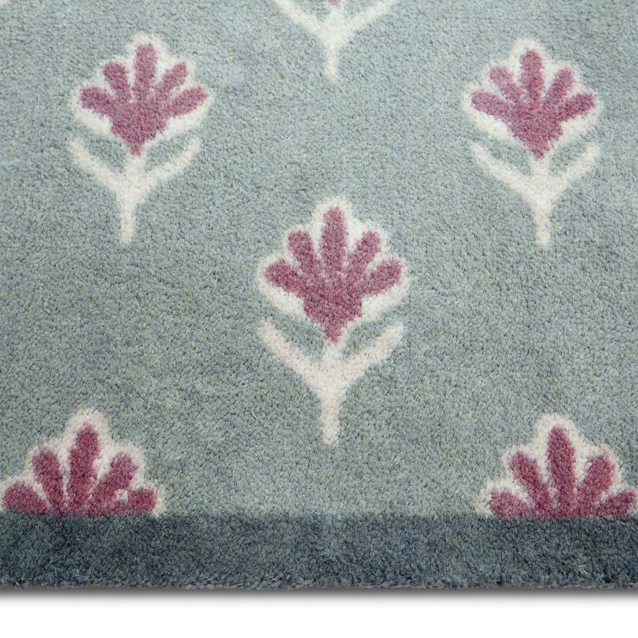 Ditsy Floral Green Washable Doormat - Image 3