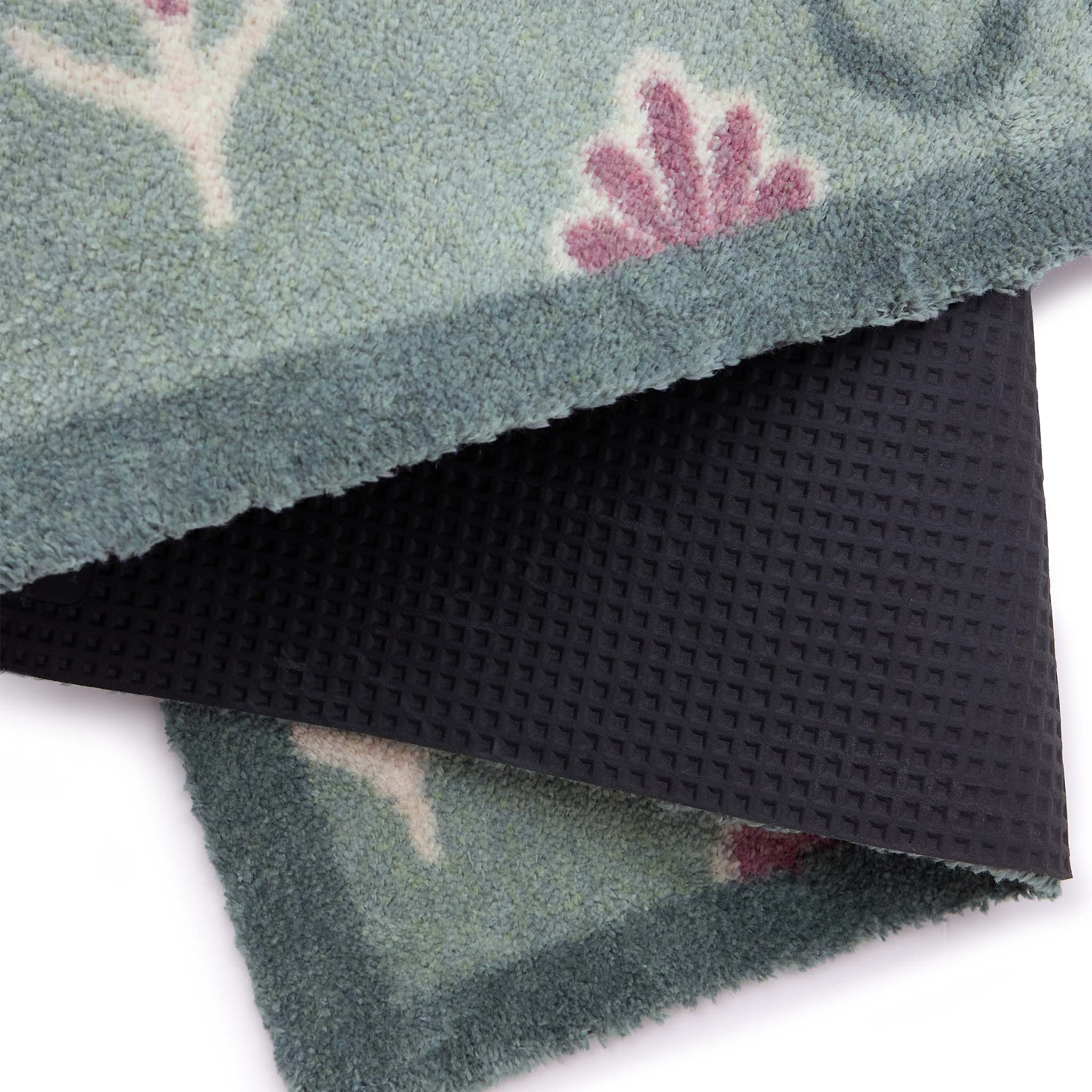 Ditsy Floral Green Washable Runner - Image 5