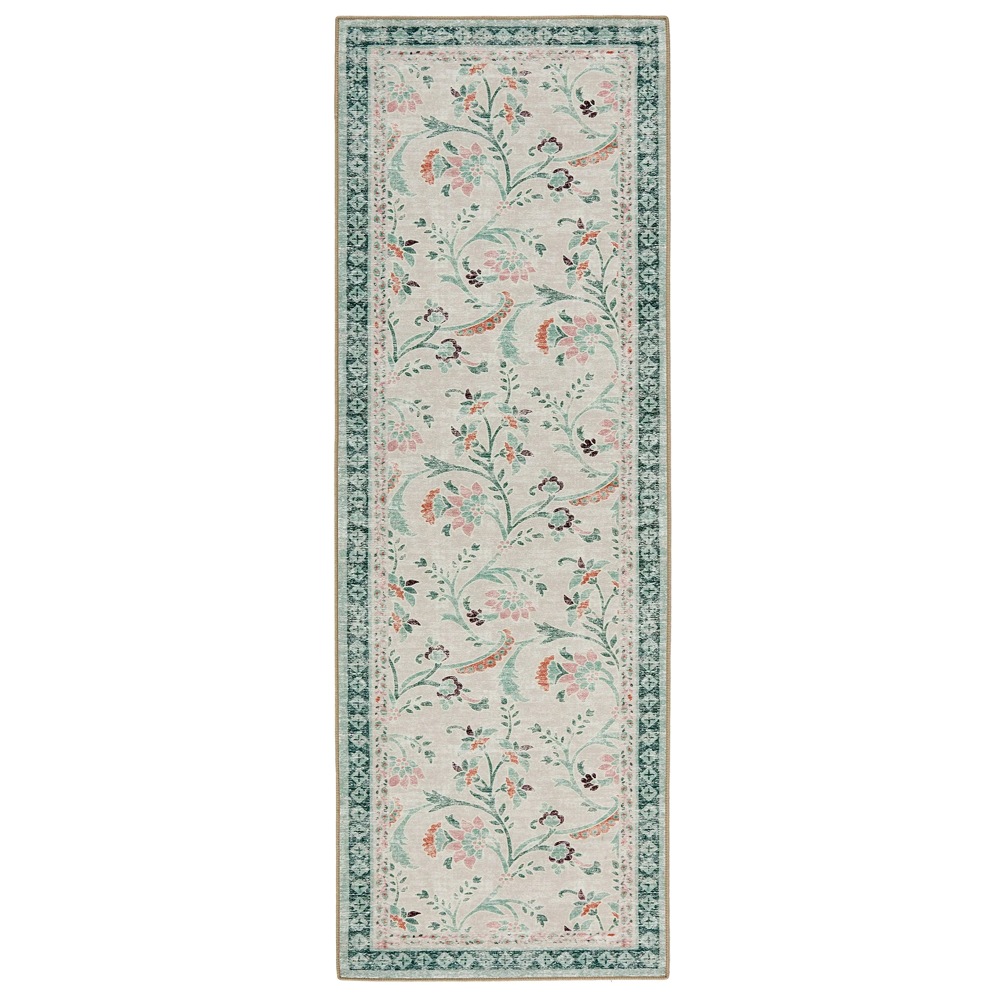 English Floral Eco-Washable Runner