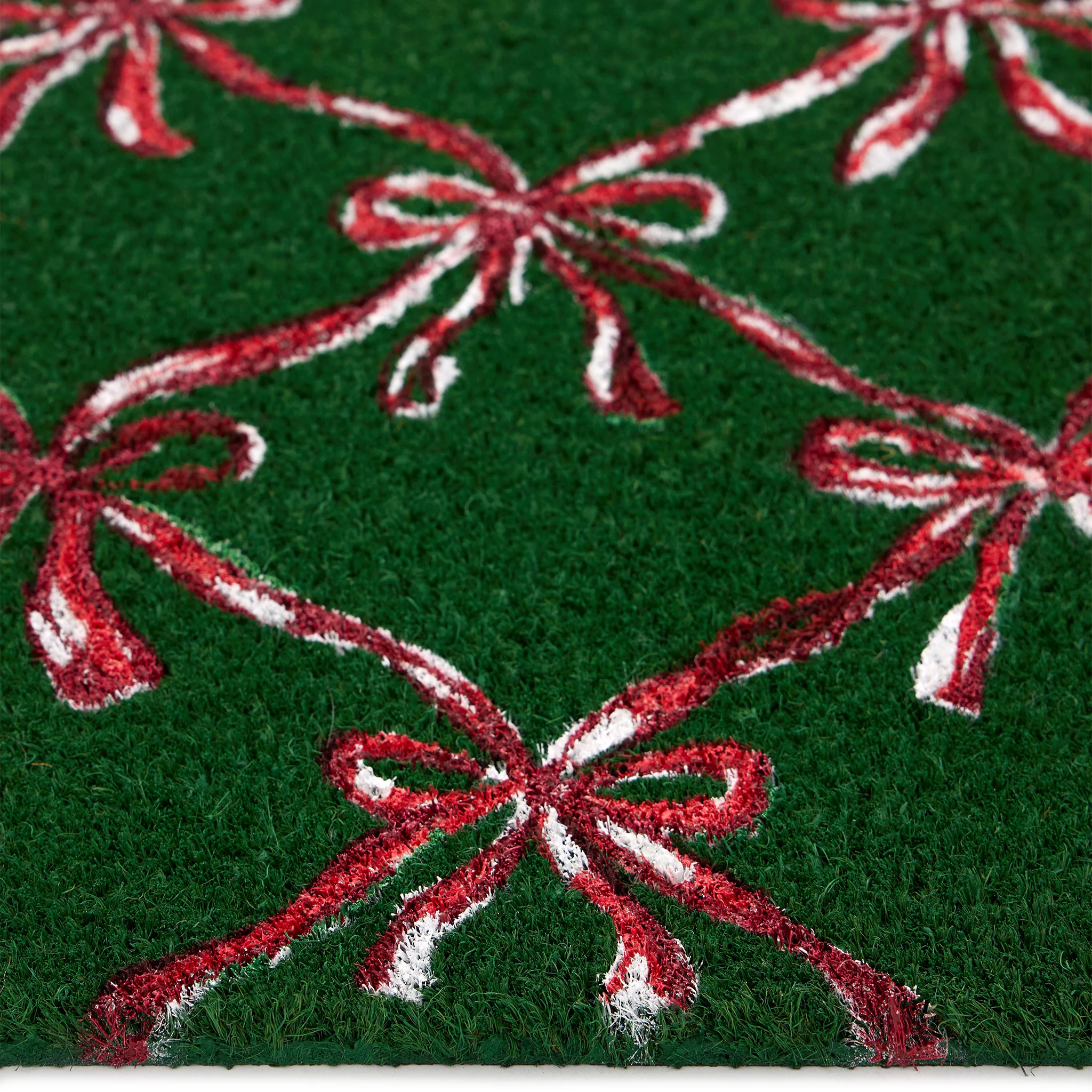 Festive Bows Coir Doormat - Image 3