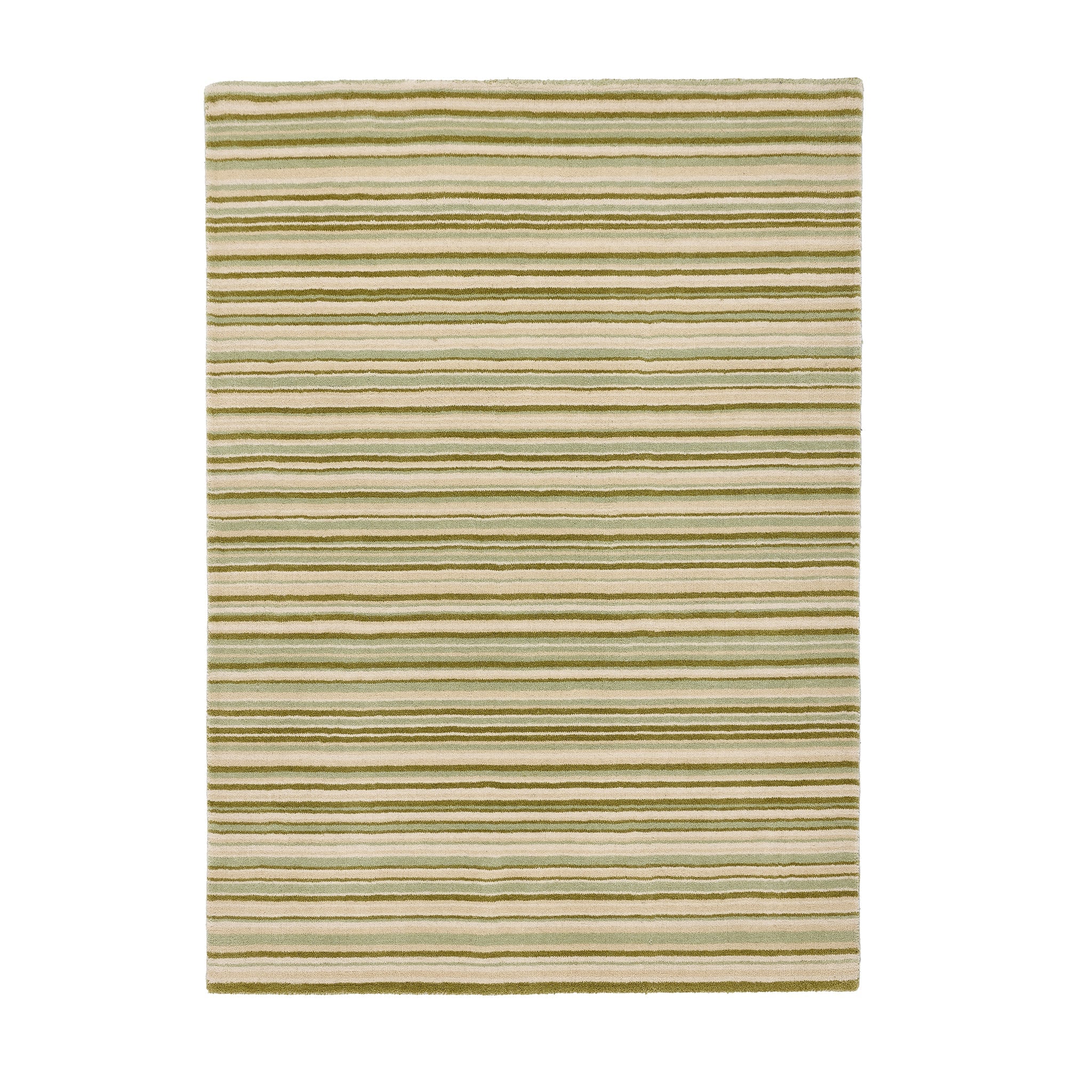 Fine Stripes Rug Green