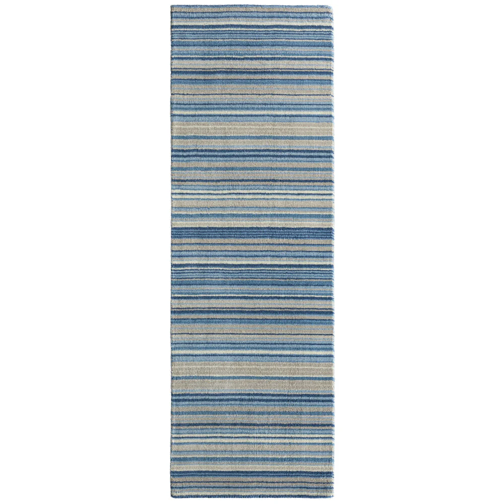 Fine Stripes Runner Blue/Beige