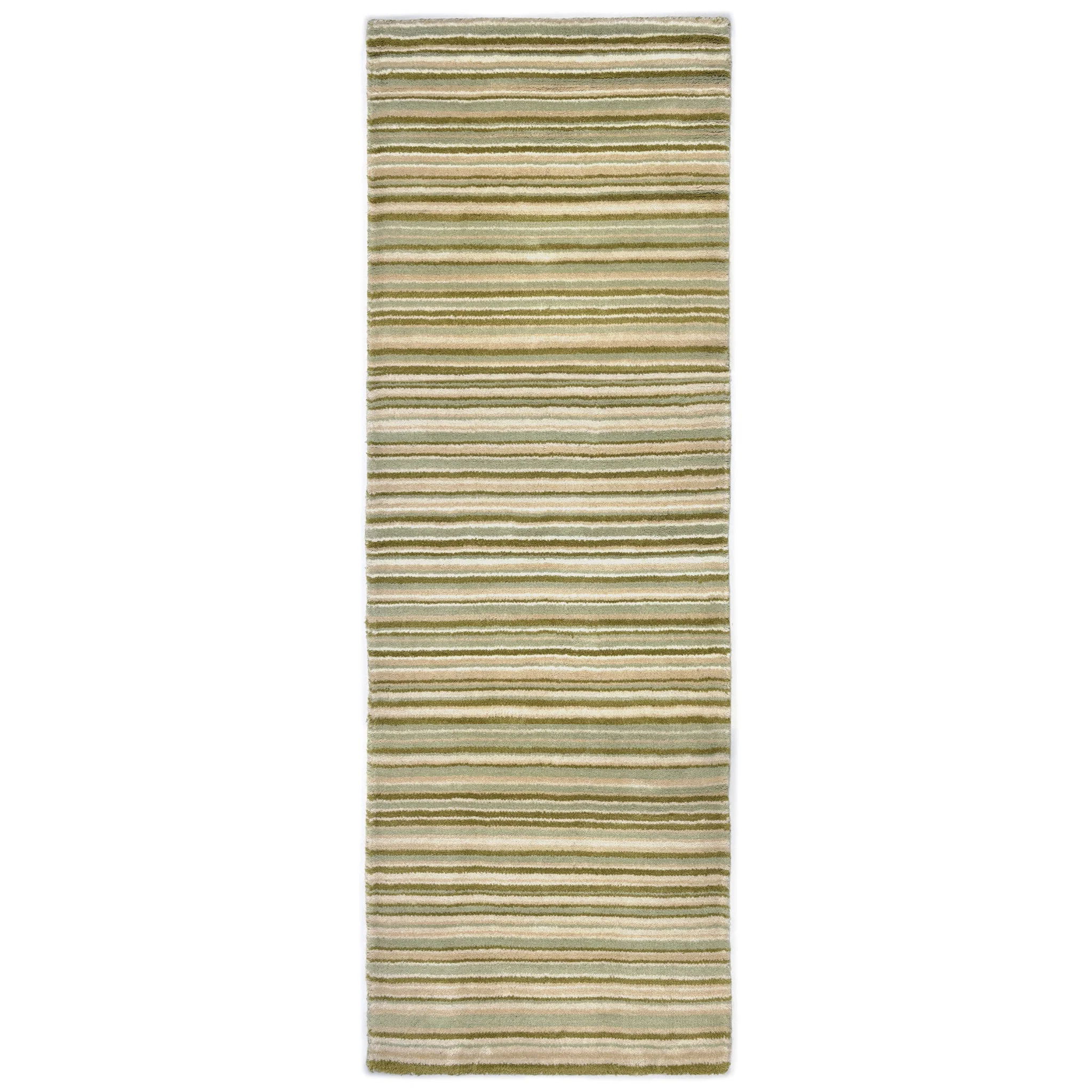Fine Stripes Runner Green