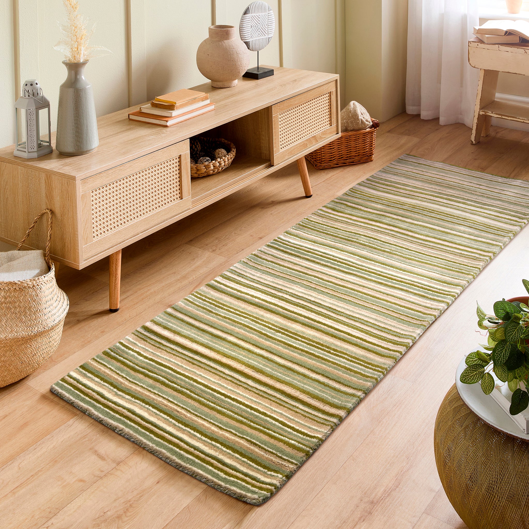 Fine Stripes Runner Green - Image 2