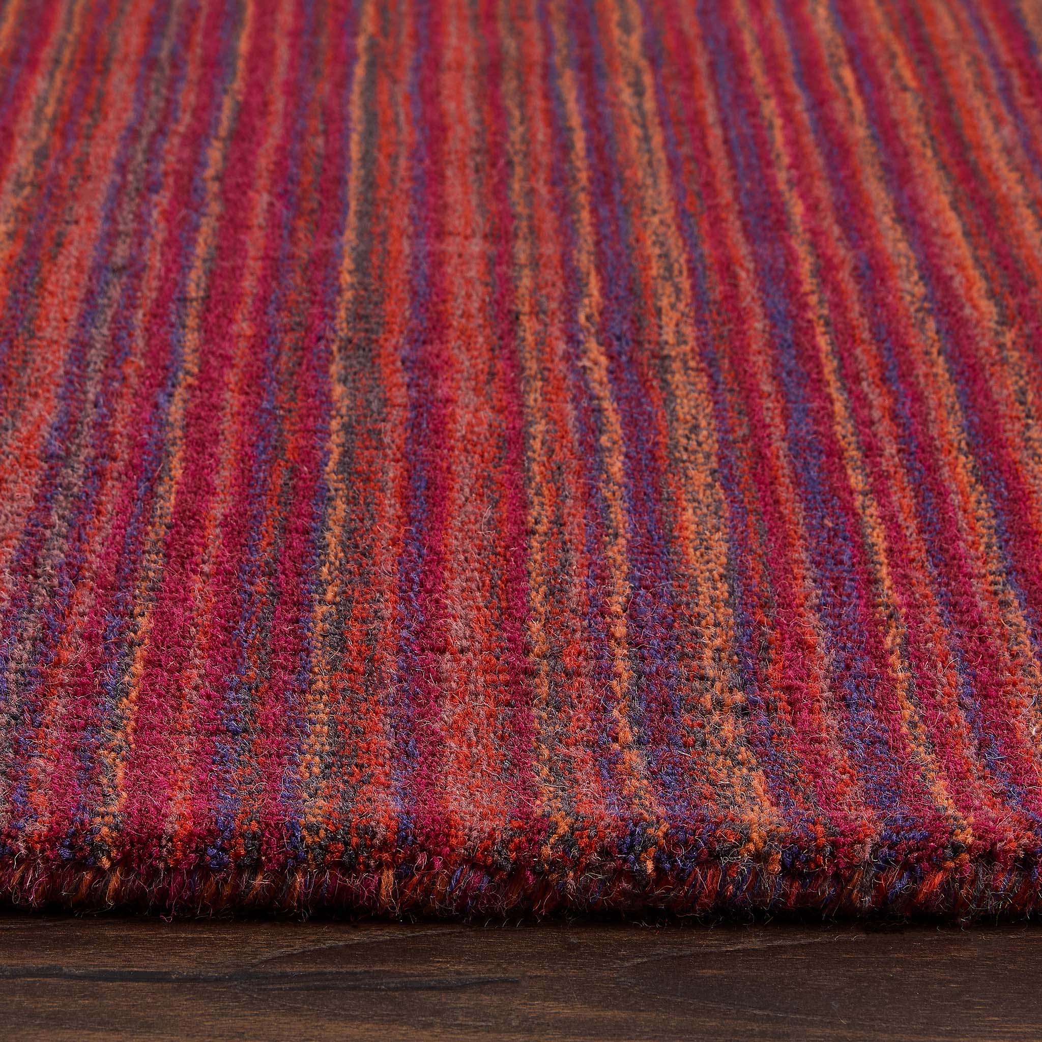 Fine Stripes Rug Purple/Pink - Image 5