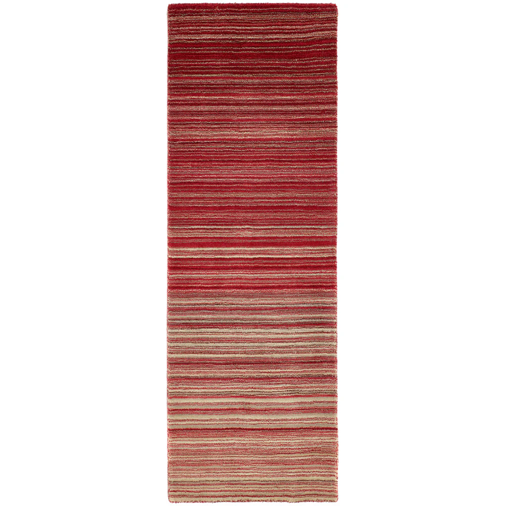 Fine Stripes Runner Red