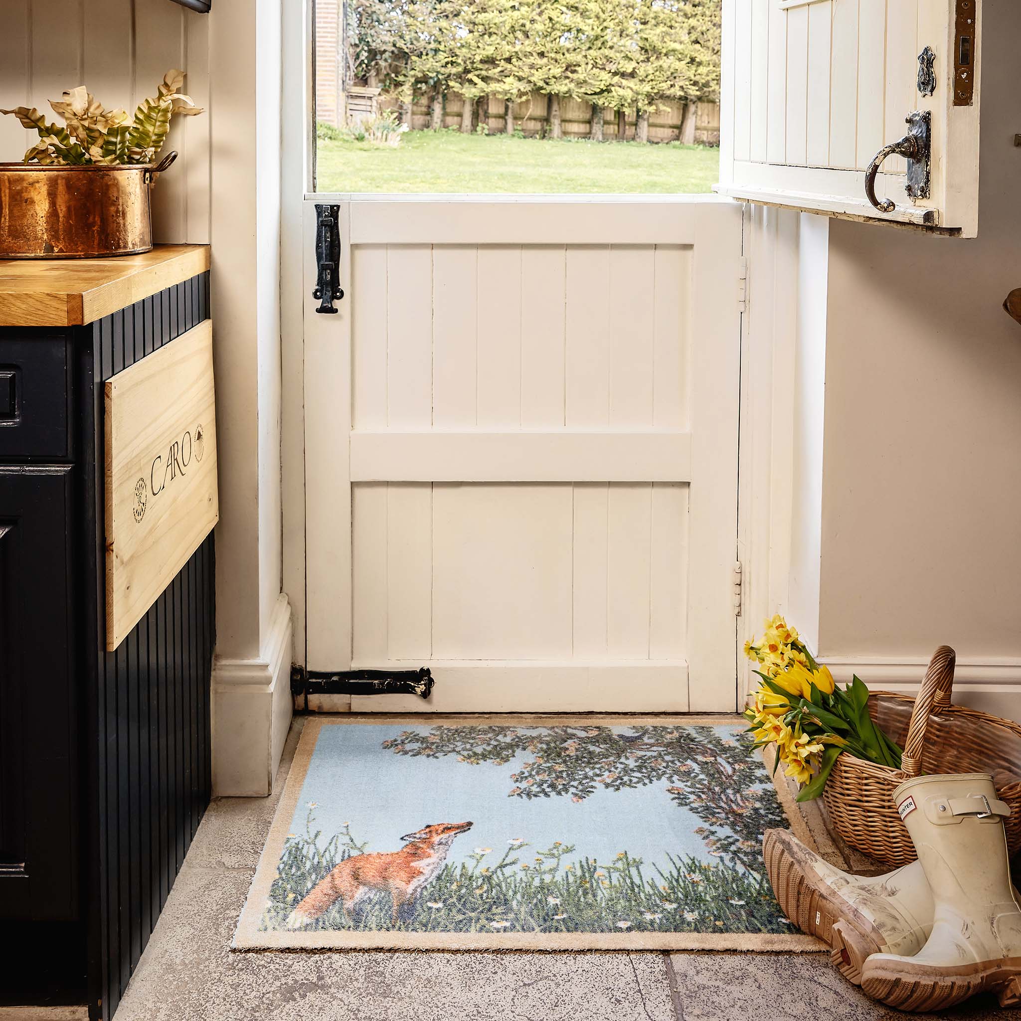 Aura Fox & Blackbird Washable Doormat - Image 2
