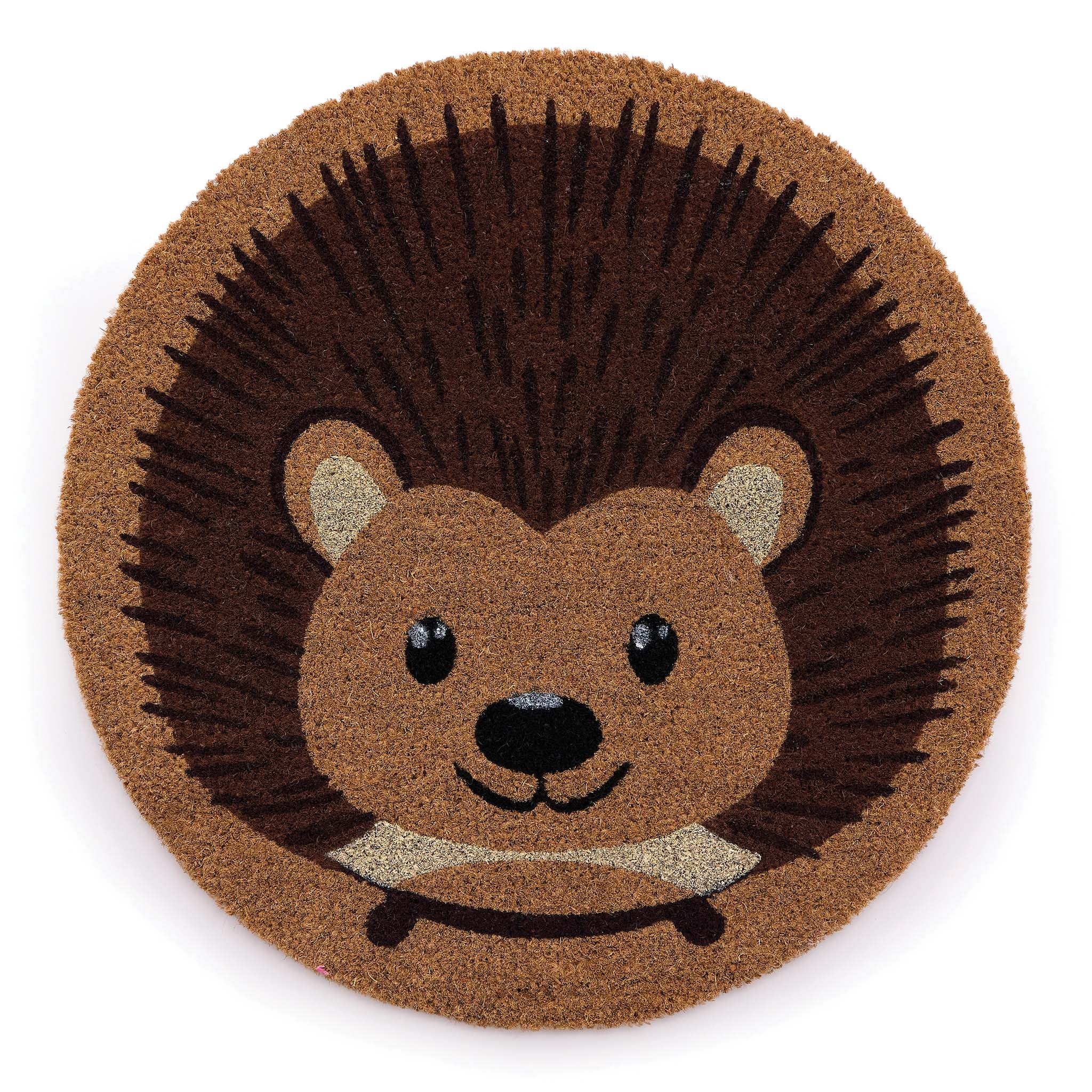 Hedgehog Circle Coir Doormat