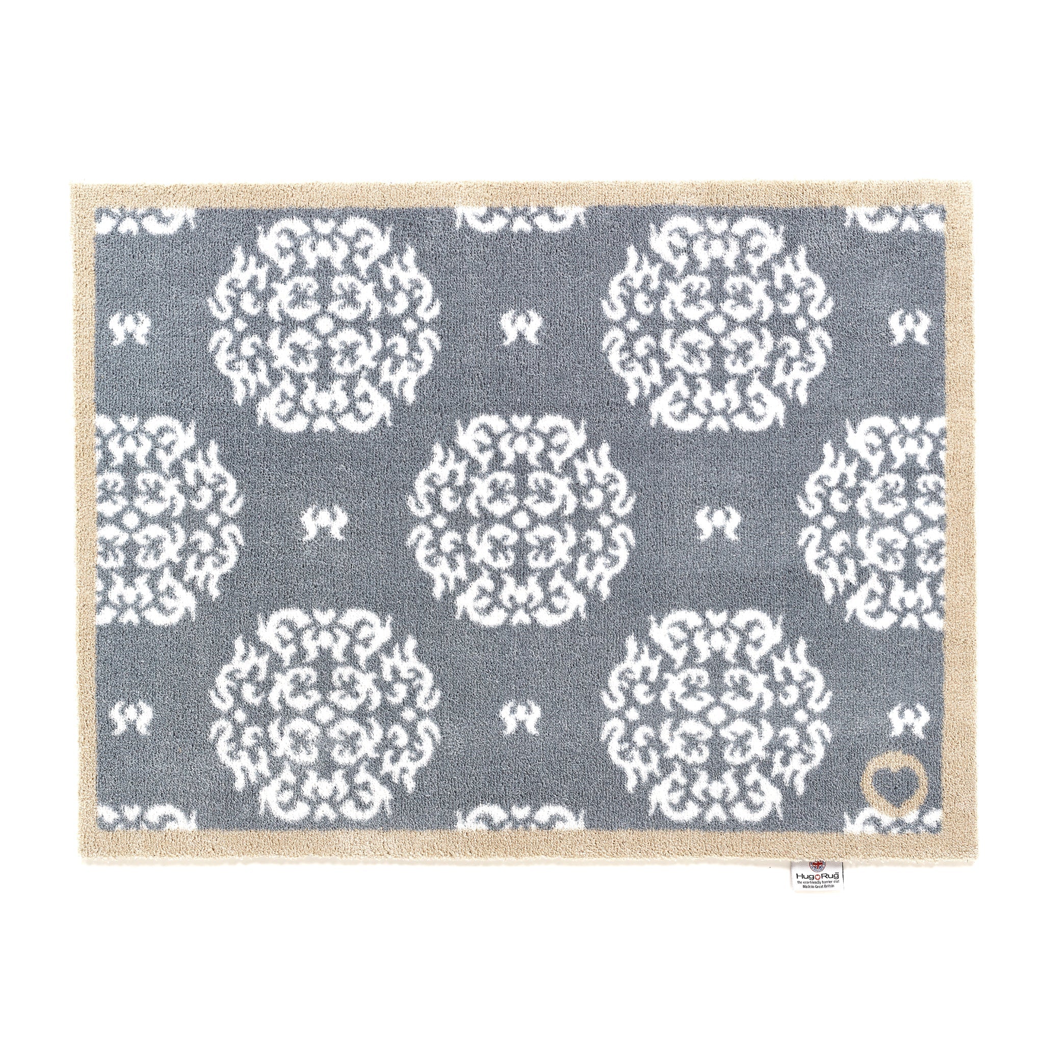 Home 44 Grey Washable Doormat