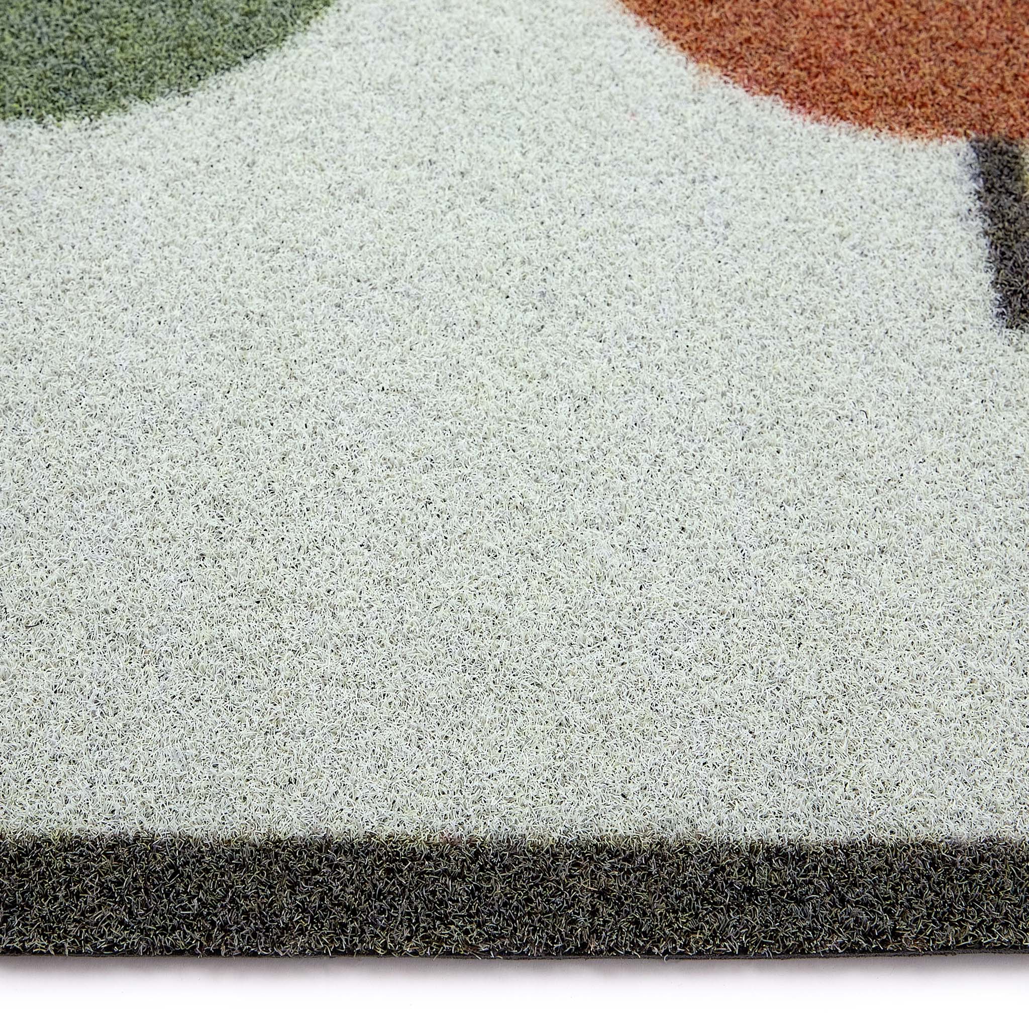 Lintu Rust/Green Outdoor Doormat - Image 4
