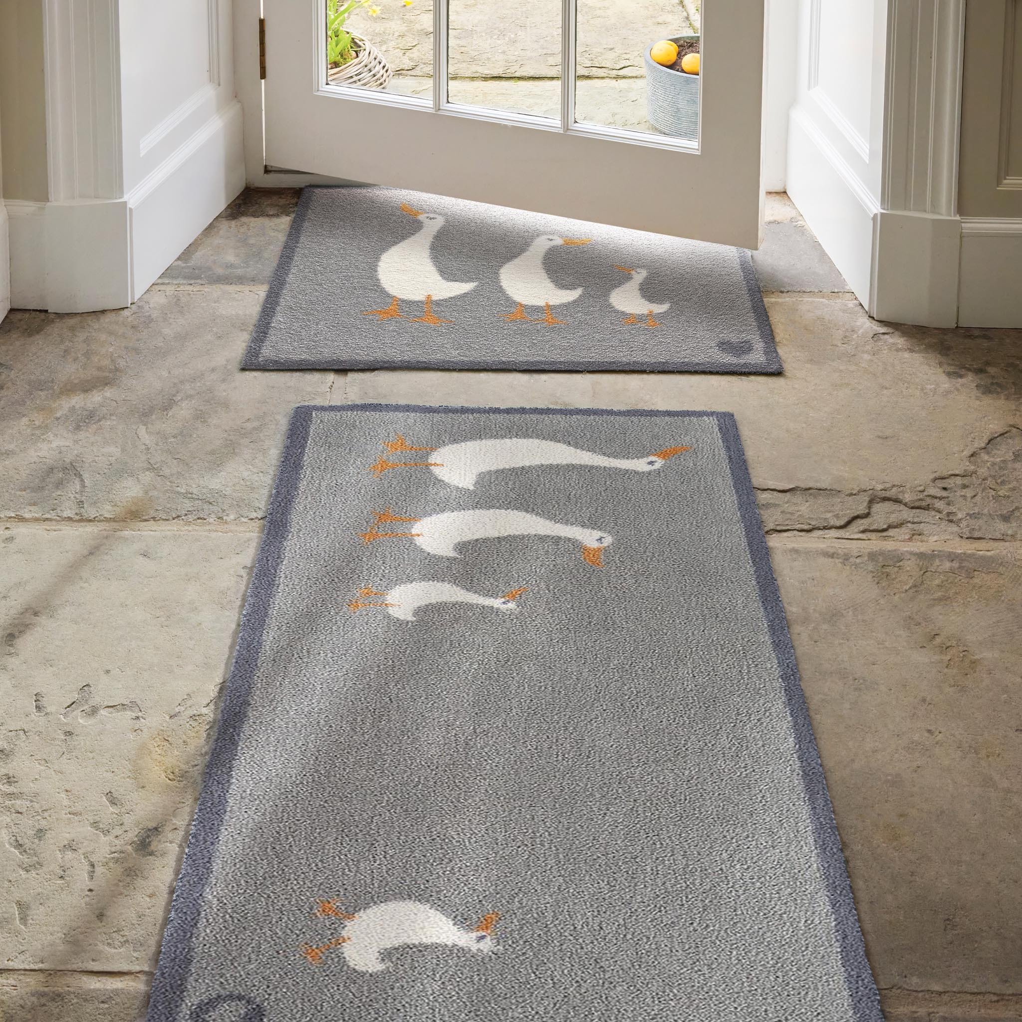 Kitchen 16 Grey Washable Doormat - Image 3