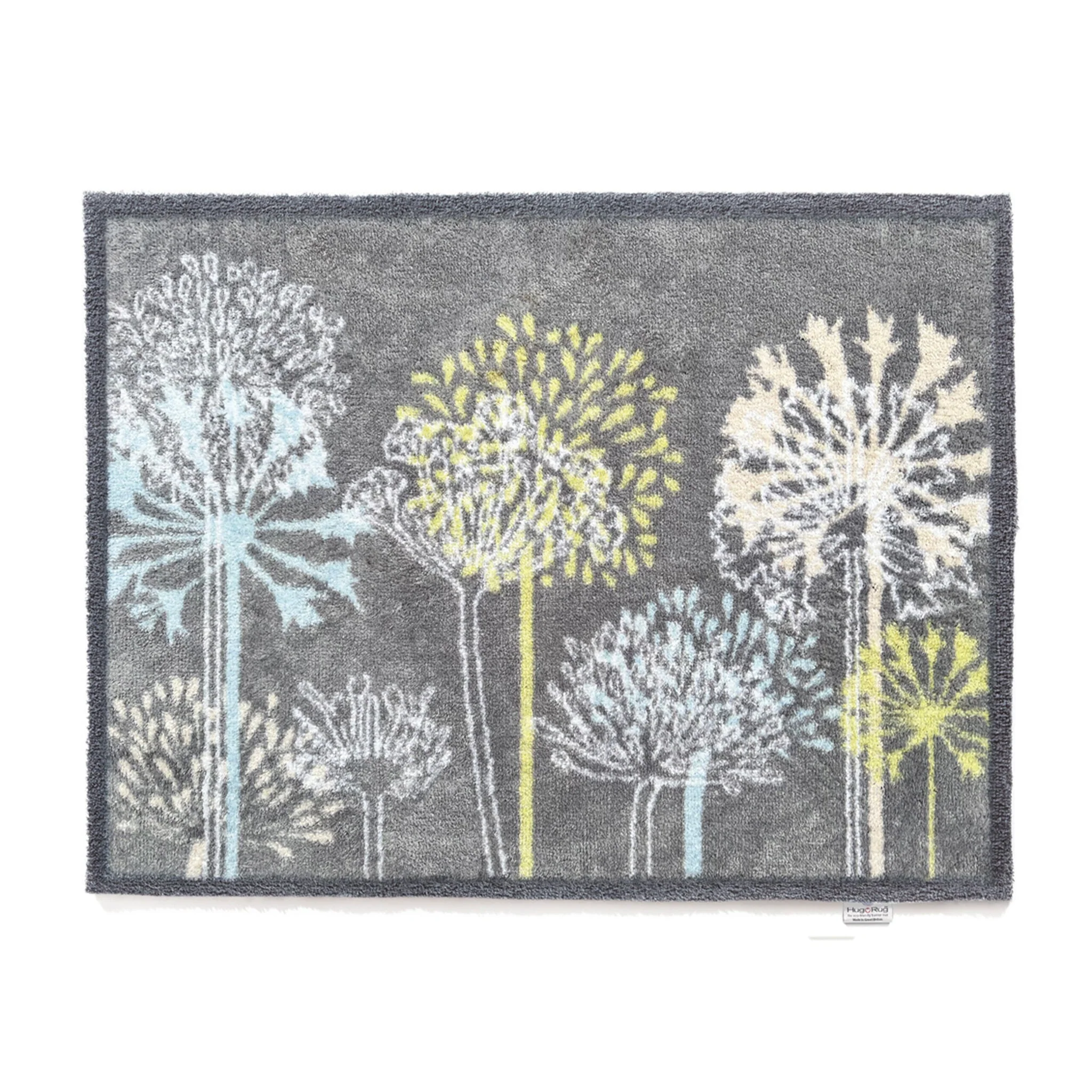 Nature 17 Dandelions Grey Doormat