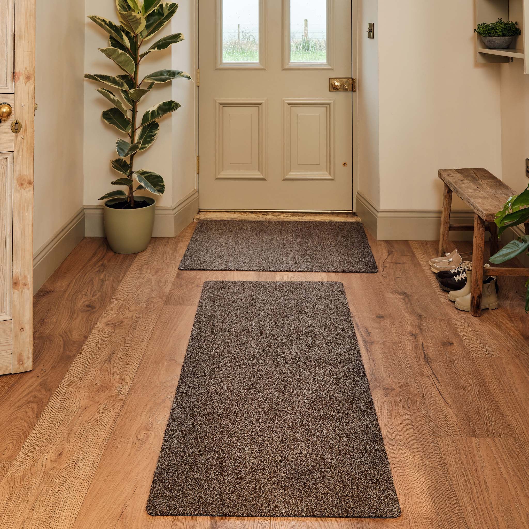 Plain Fleck - Coffee Washable Runner - Image 2
