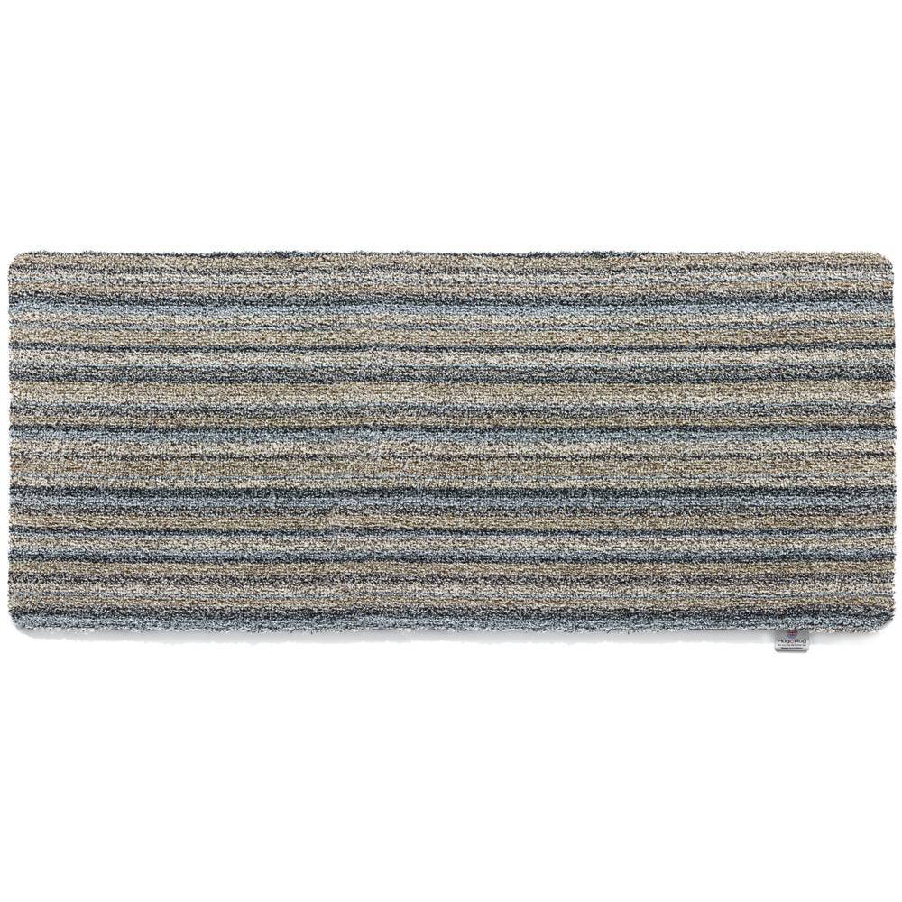 Candy Ribbon Grey Stripe Washable Runner