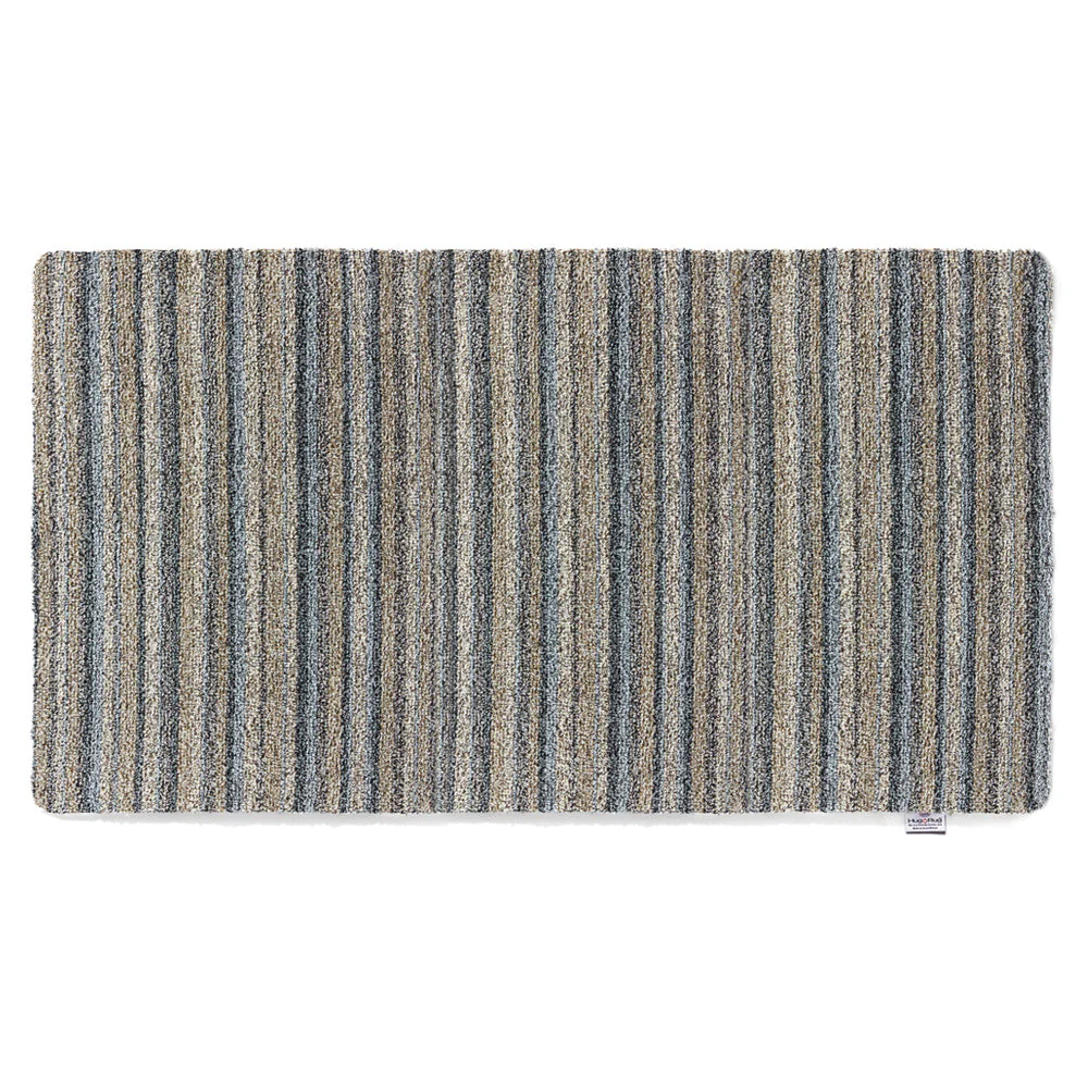 Candy Ribbon Grey Stripe Washable Runner - Image 3