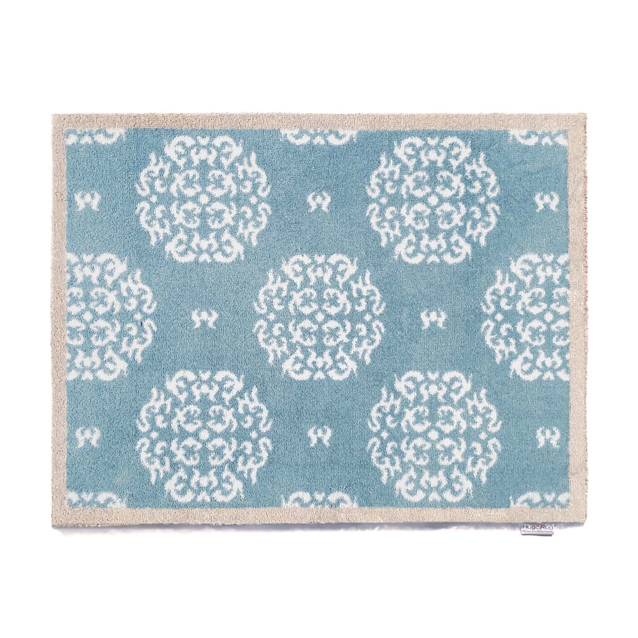 Home 15 Blue Washable Doormat