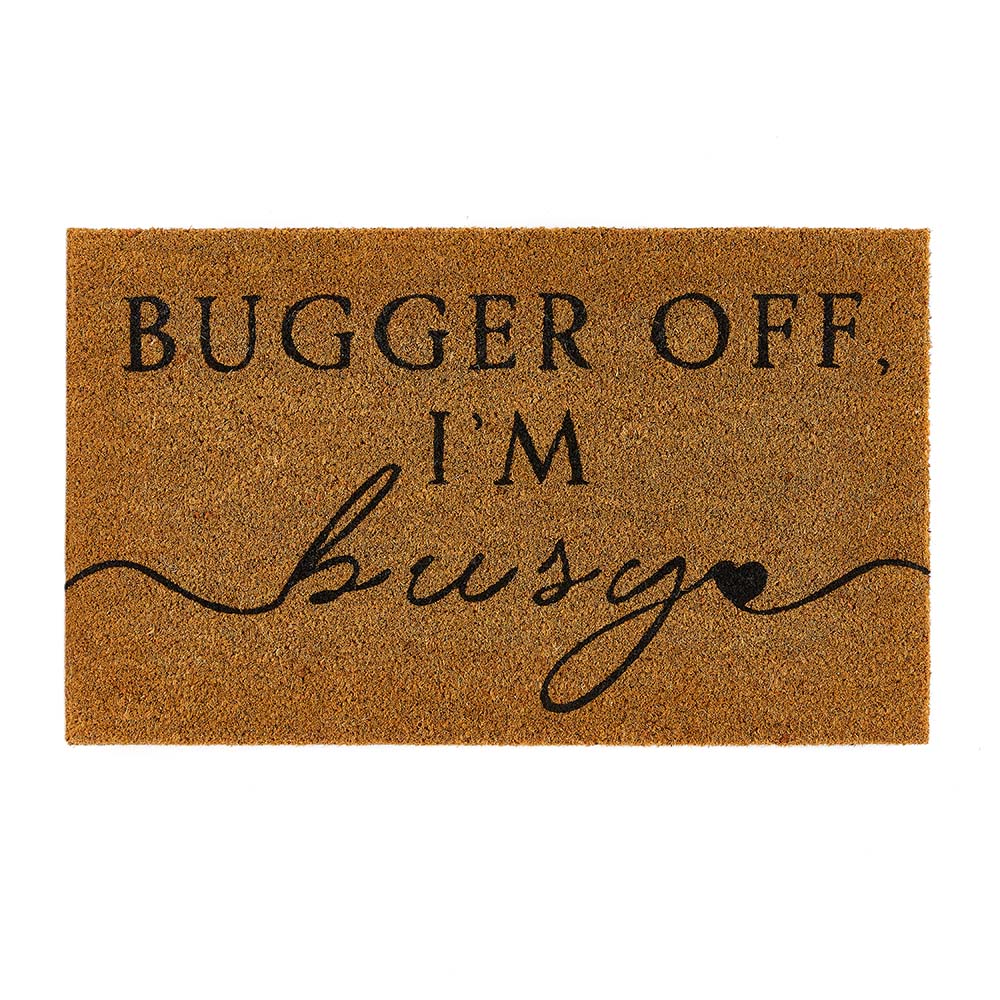 I'm Busy Coir Doormat