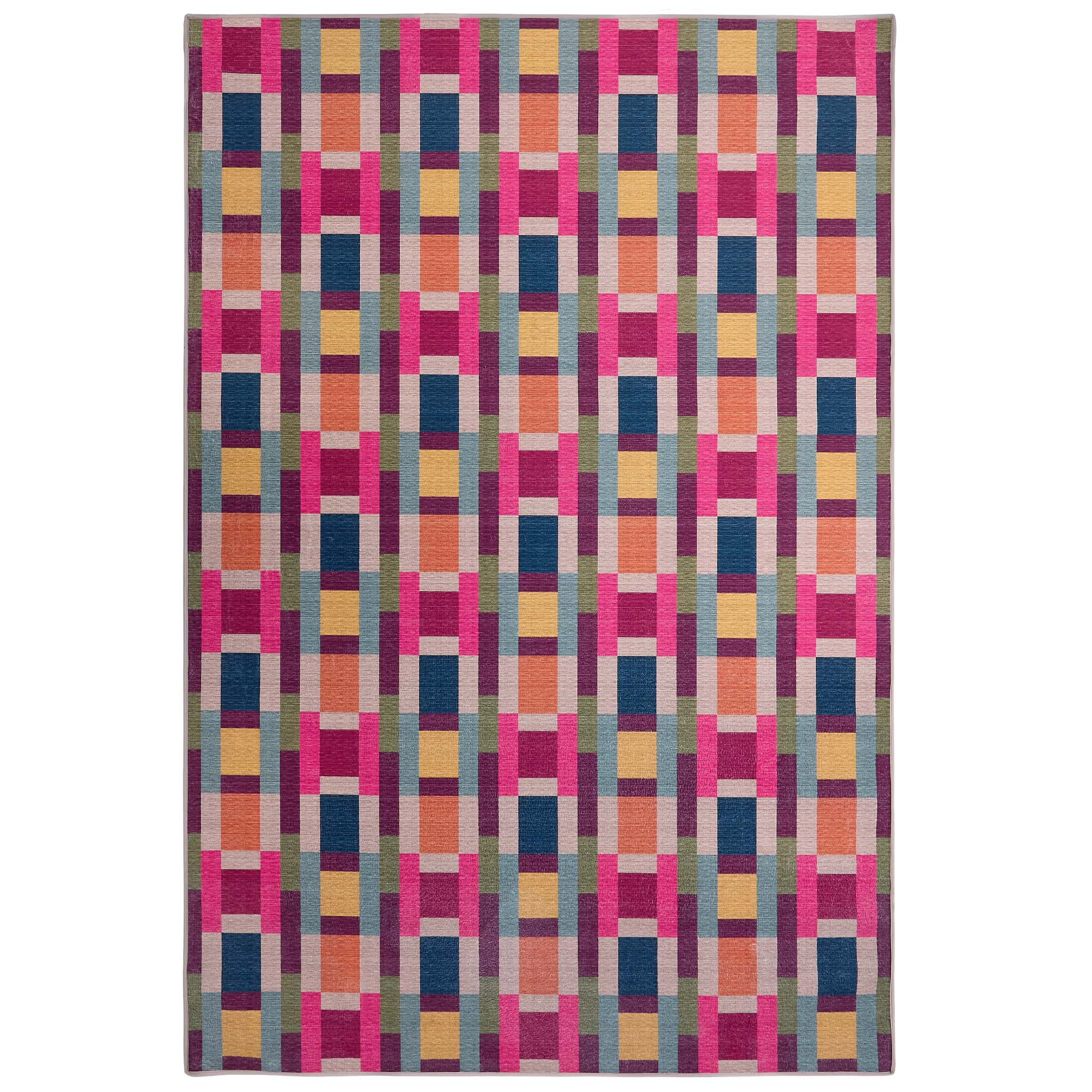 Jude Geo Weave Bright Eco-Washable Rug