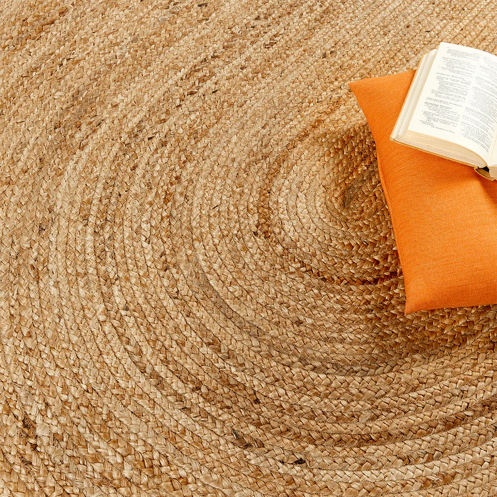 Jute Extra Rug Plain Oval - Image 4