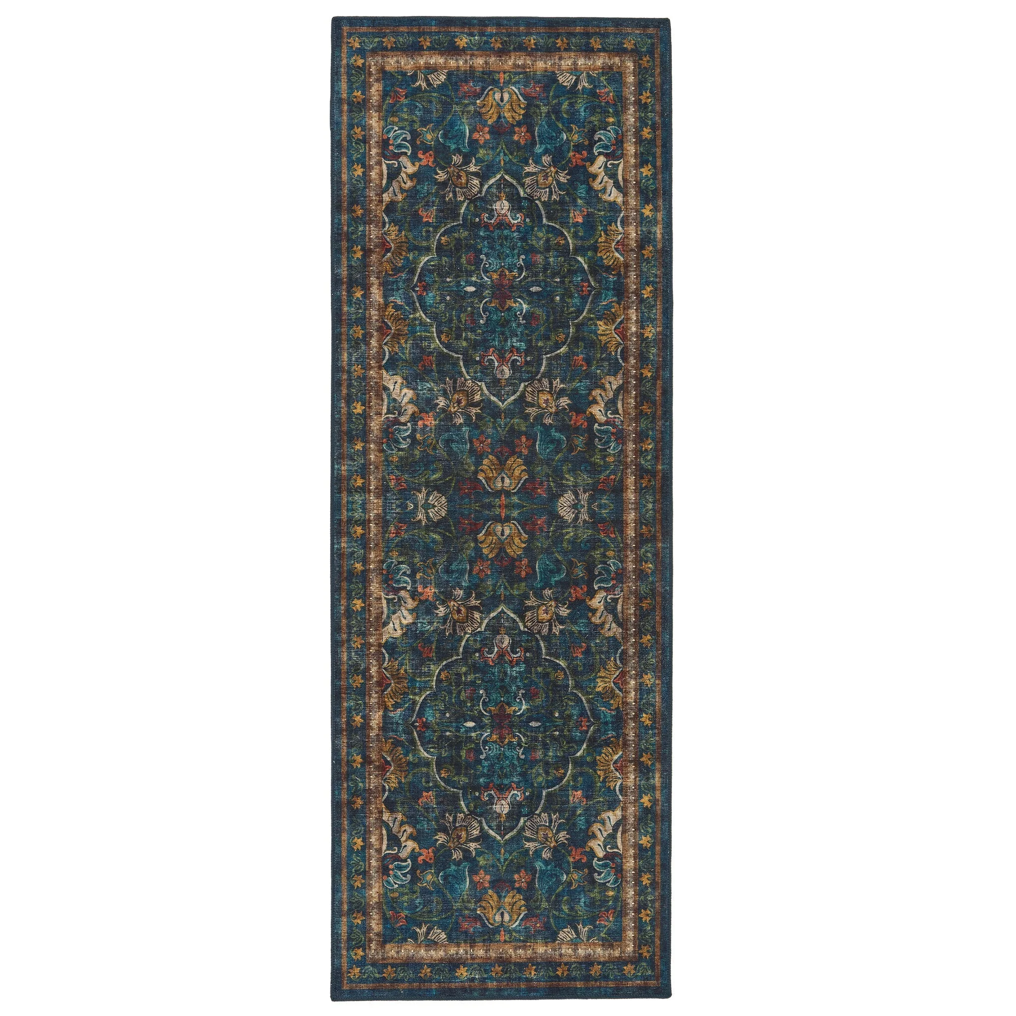 Midnight Paisley Eco-Washable Runner