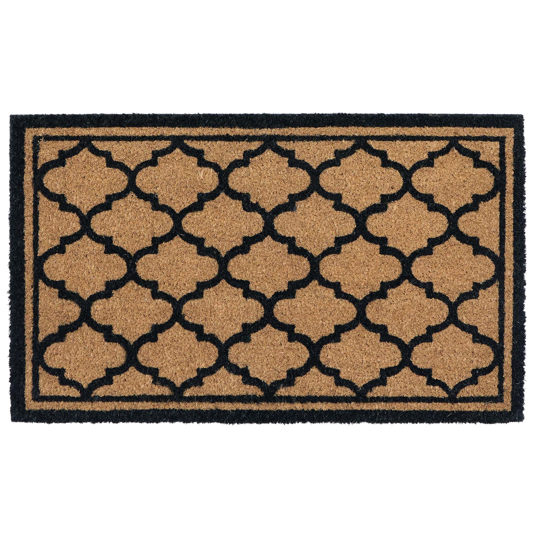 Moroccan Tile Coir Doormat