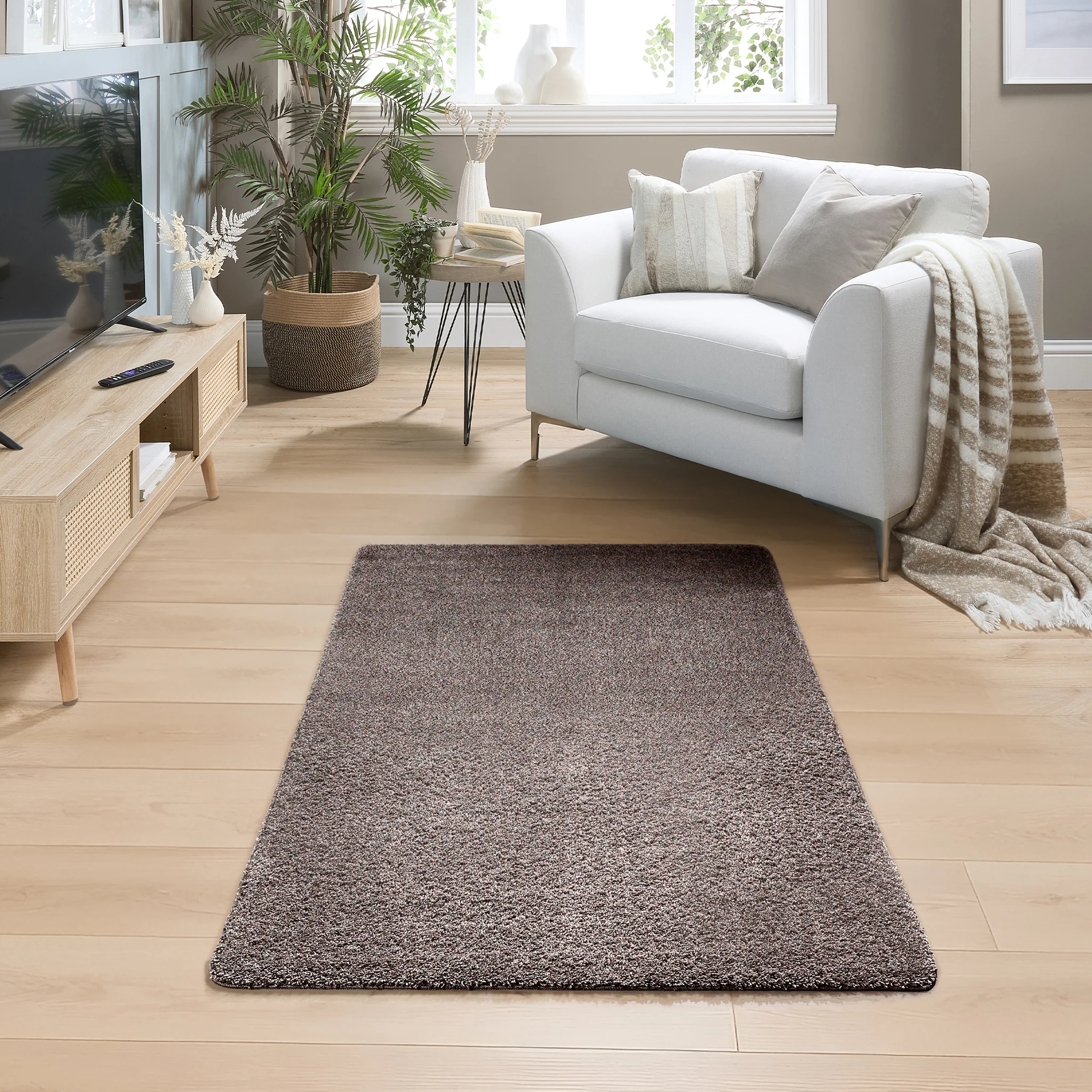 My Rug - Mocha Fleck Washable Rug - Image 4