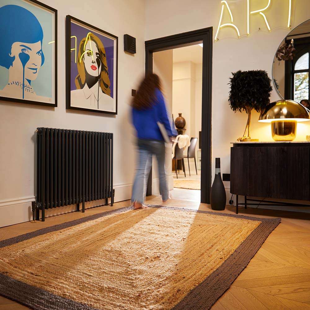 Jute Border Rug Grey - Image 2