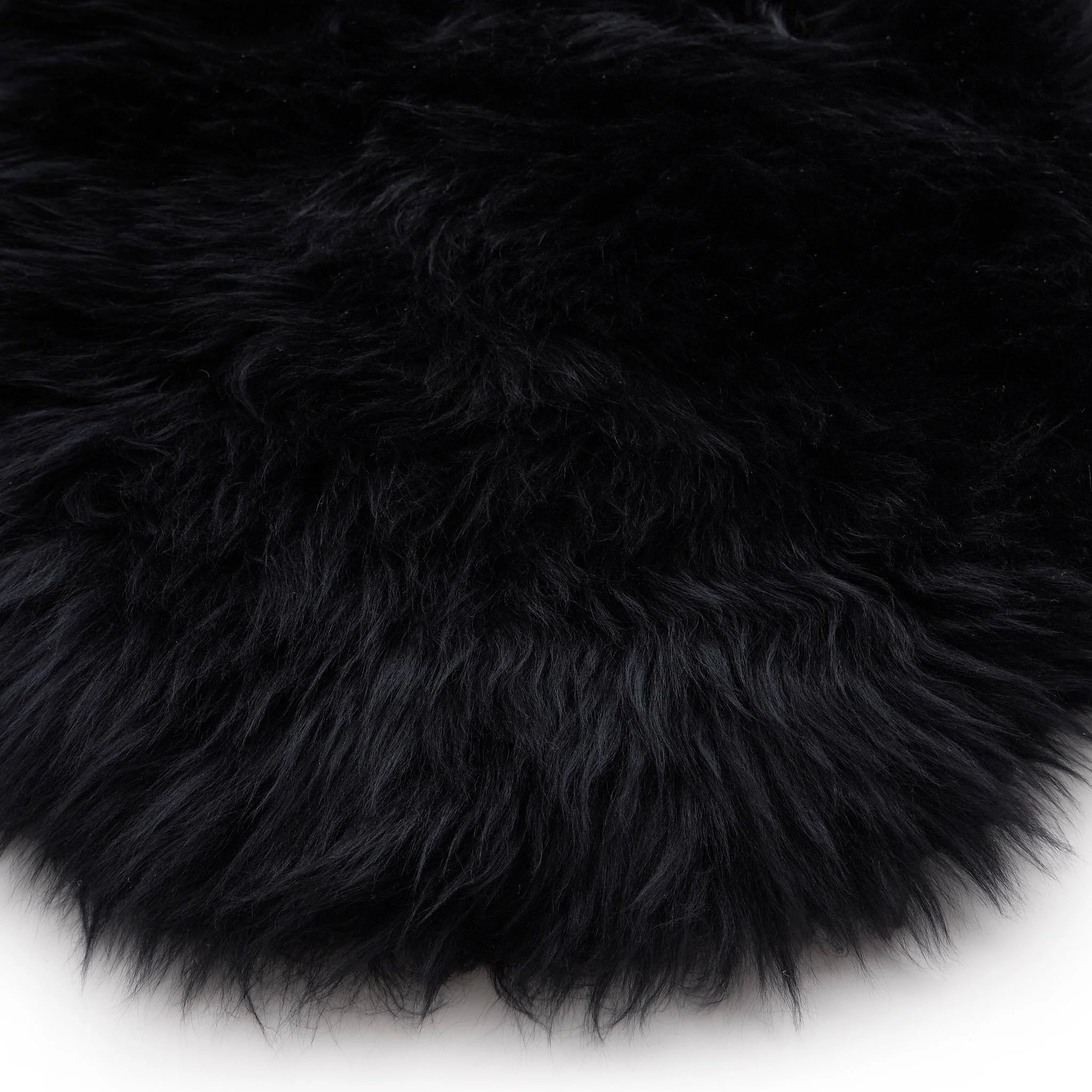 Genuine Sheepskin Rug Black - Image 5